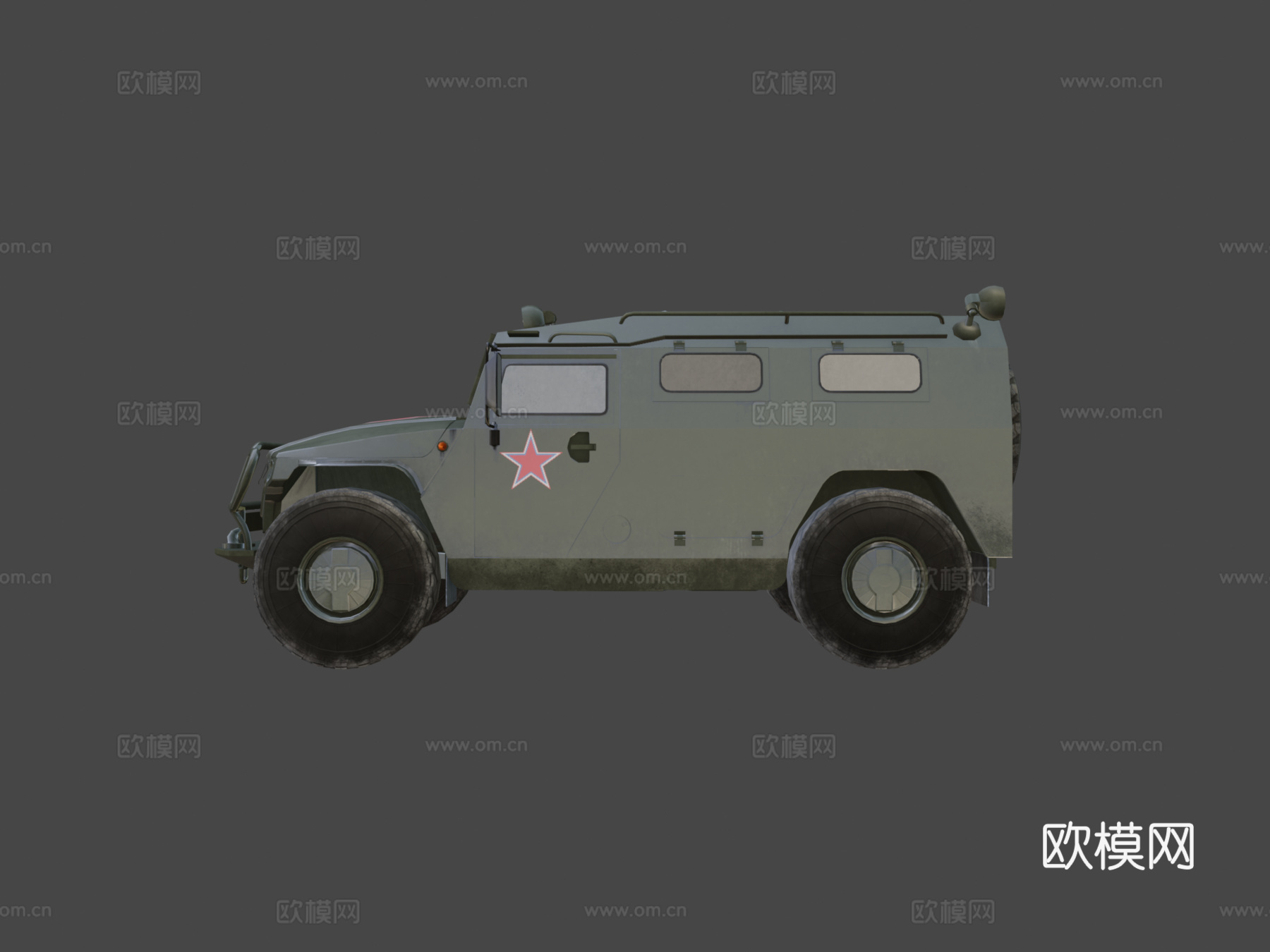 嘎斯-2975虎式su模型