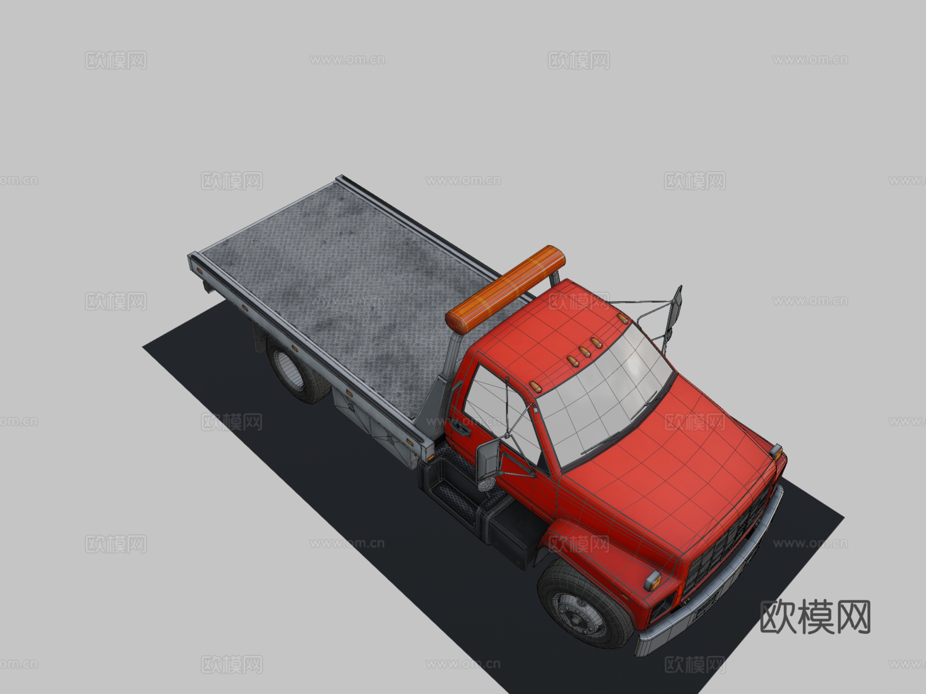 顶级踢卡车su模型