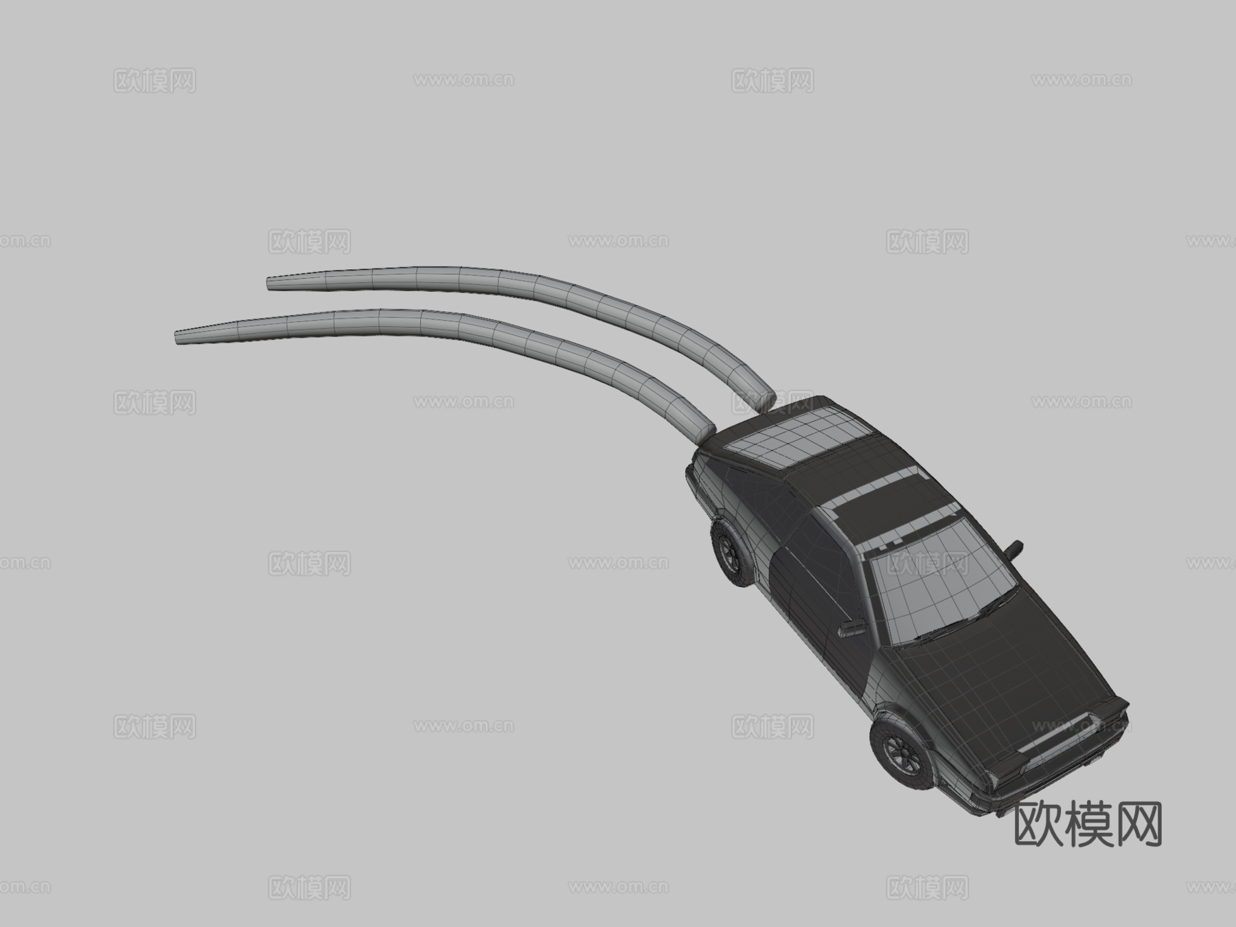 特鲁埃诺熊猫 AE86 漂移su模型