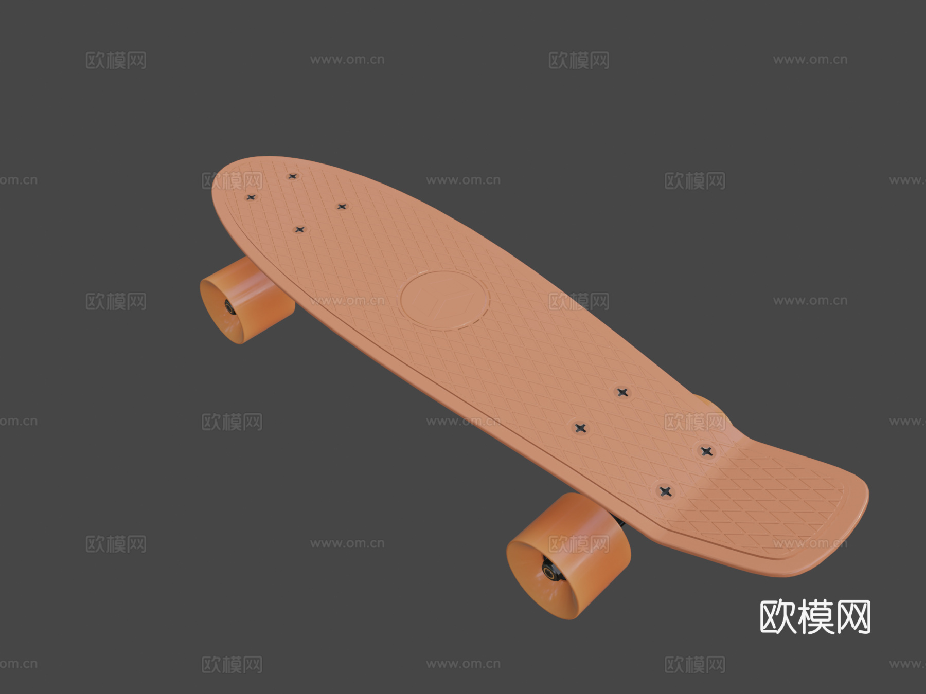 巡游滑板su模型