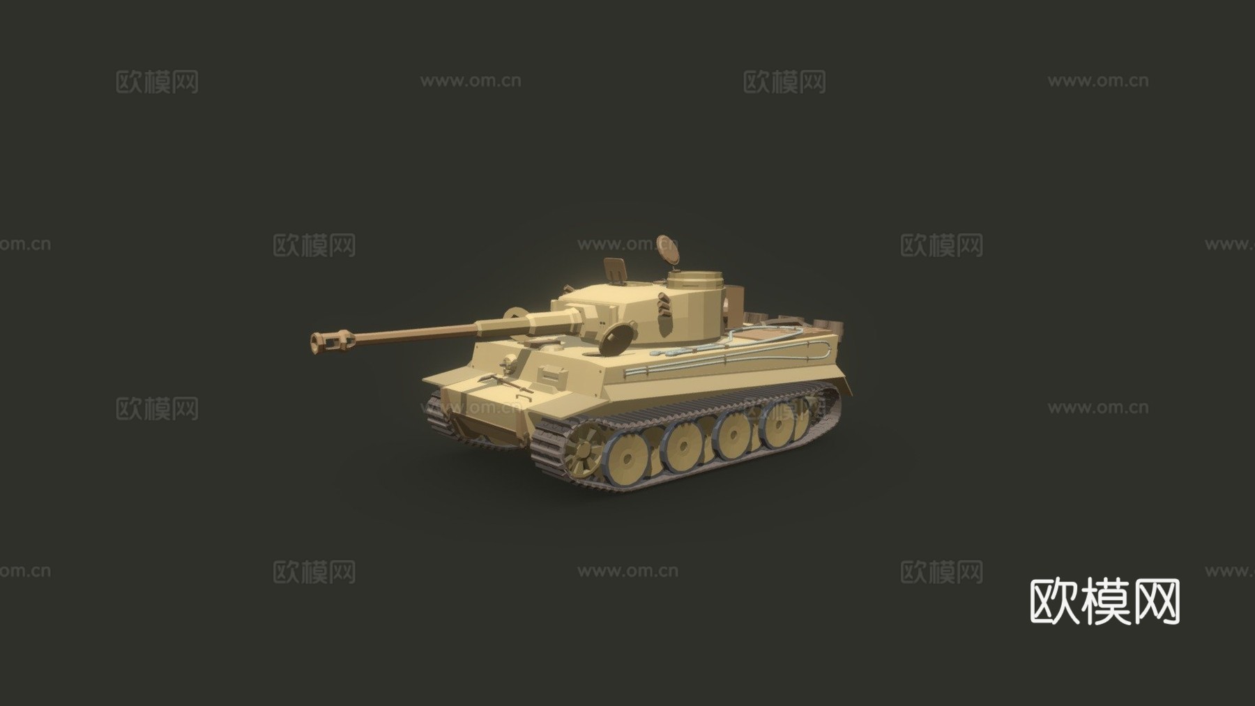 Pz6虎式1型坦克-内部su模型