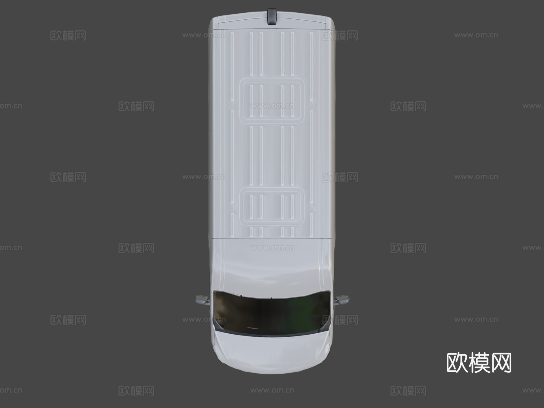 雷诺Master L2H2厢式货车2020款su模型