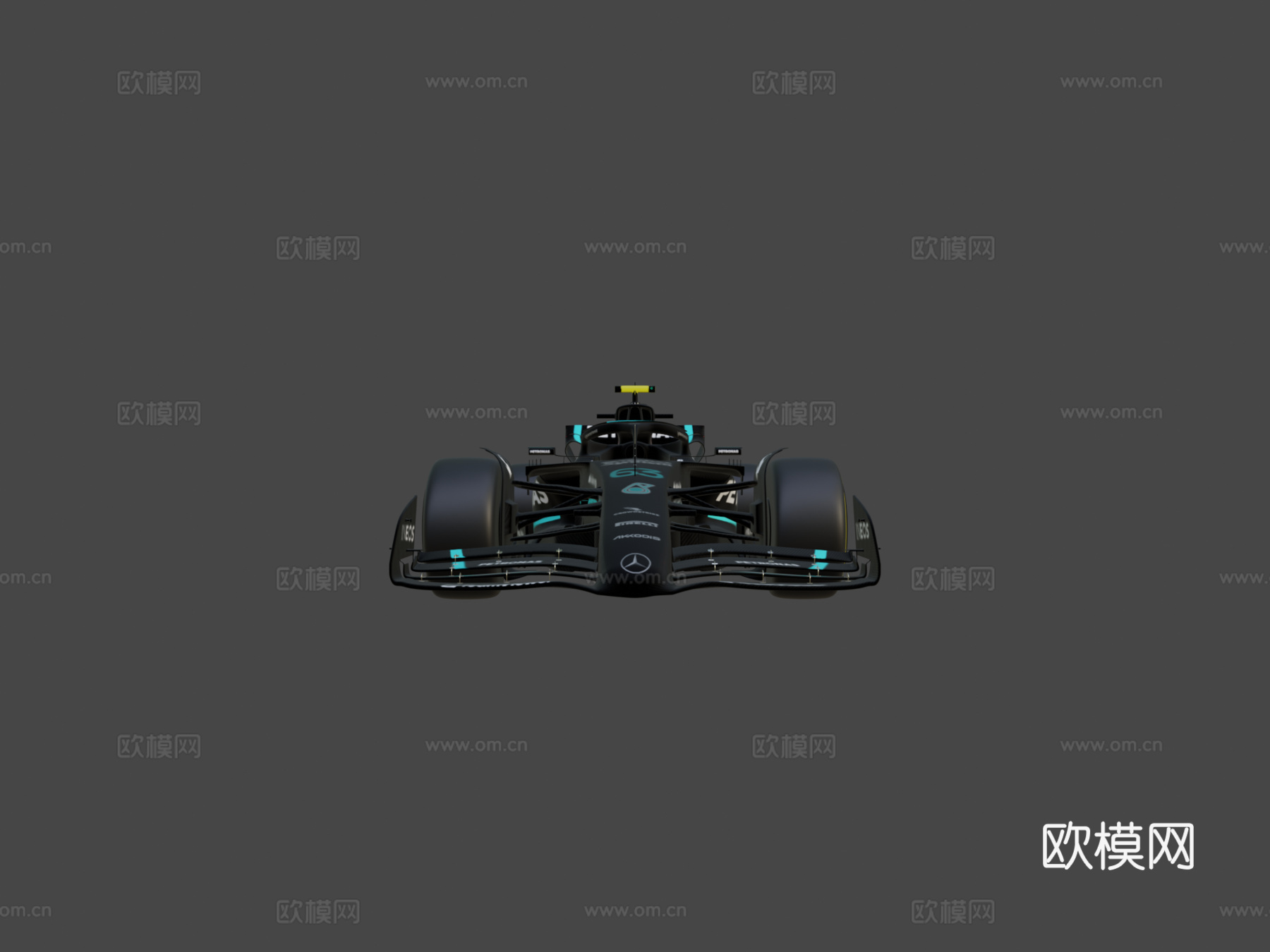 梅赛德斯AMG佩特罗纳斯W14 2023款su模型