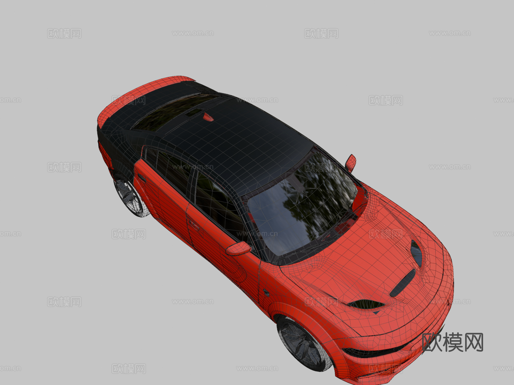 款道奇挑战者SRT地狱猫su模型