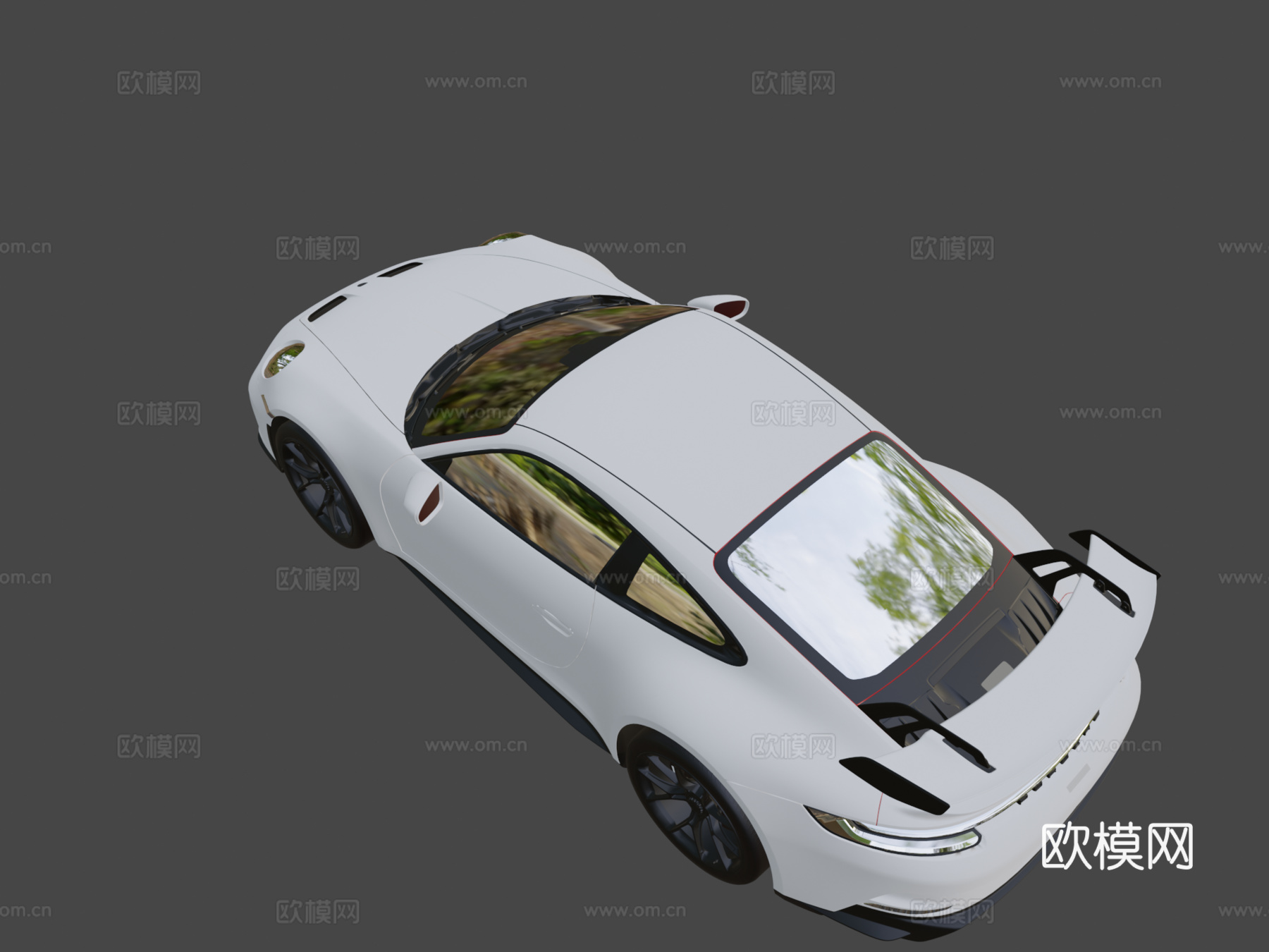 保时捷911 GT3（极高品质）su模型