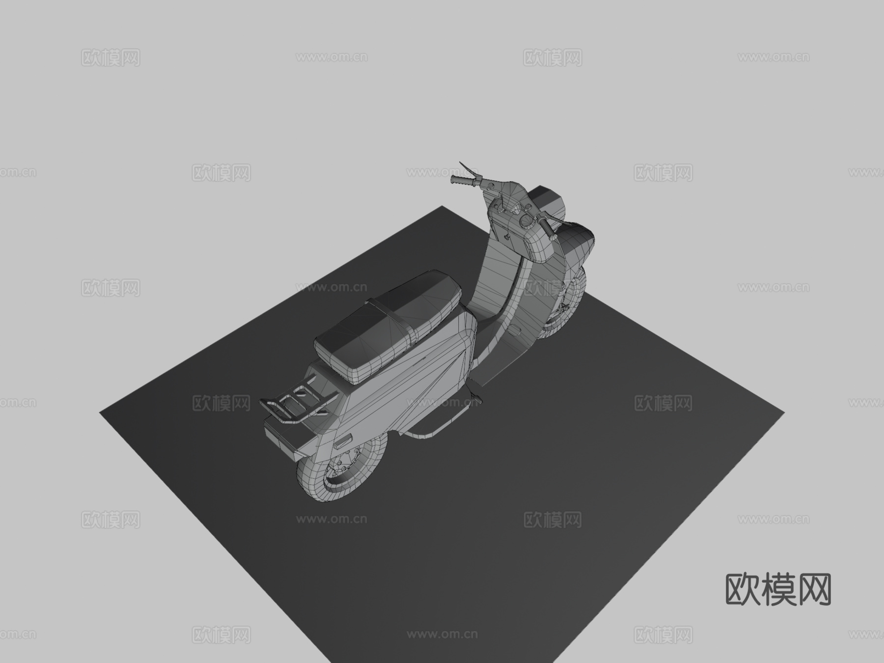 苏联70年代轻便摩托车...查看我资料中的模型!su模型
