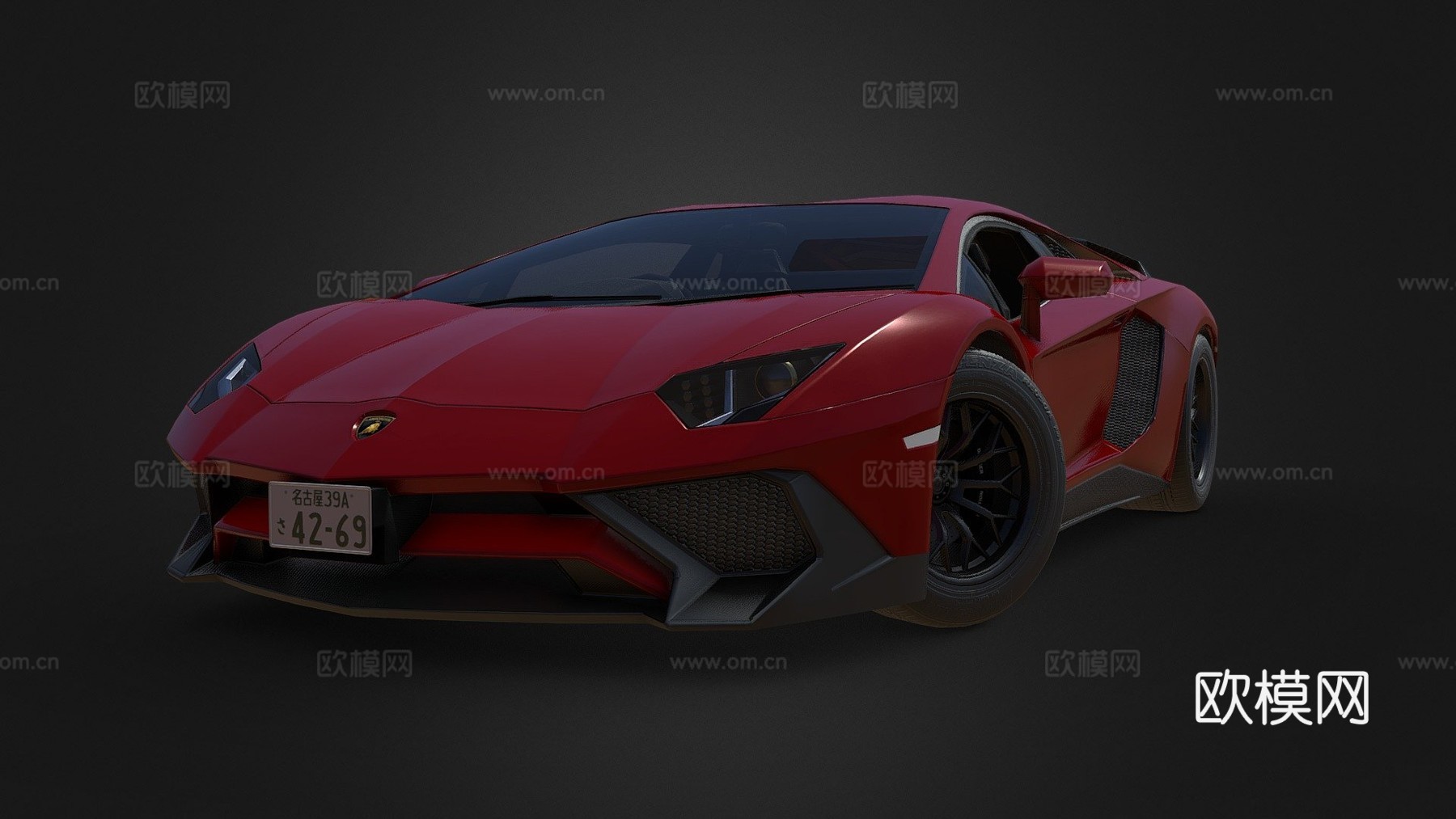 兰博基尼埃文塔多LP 750-4su模型