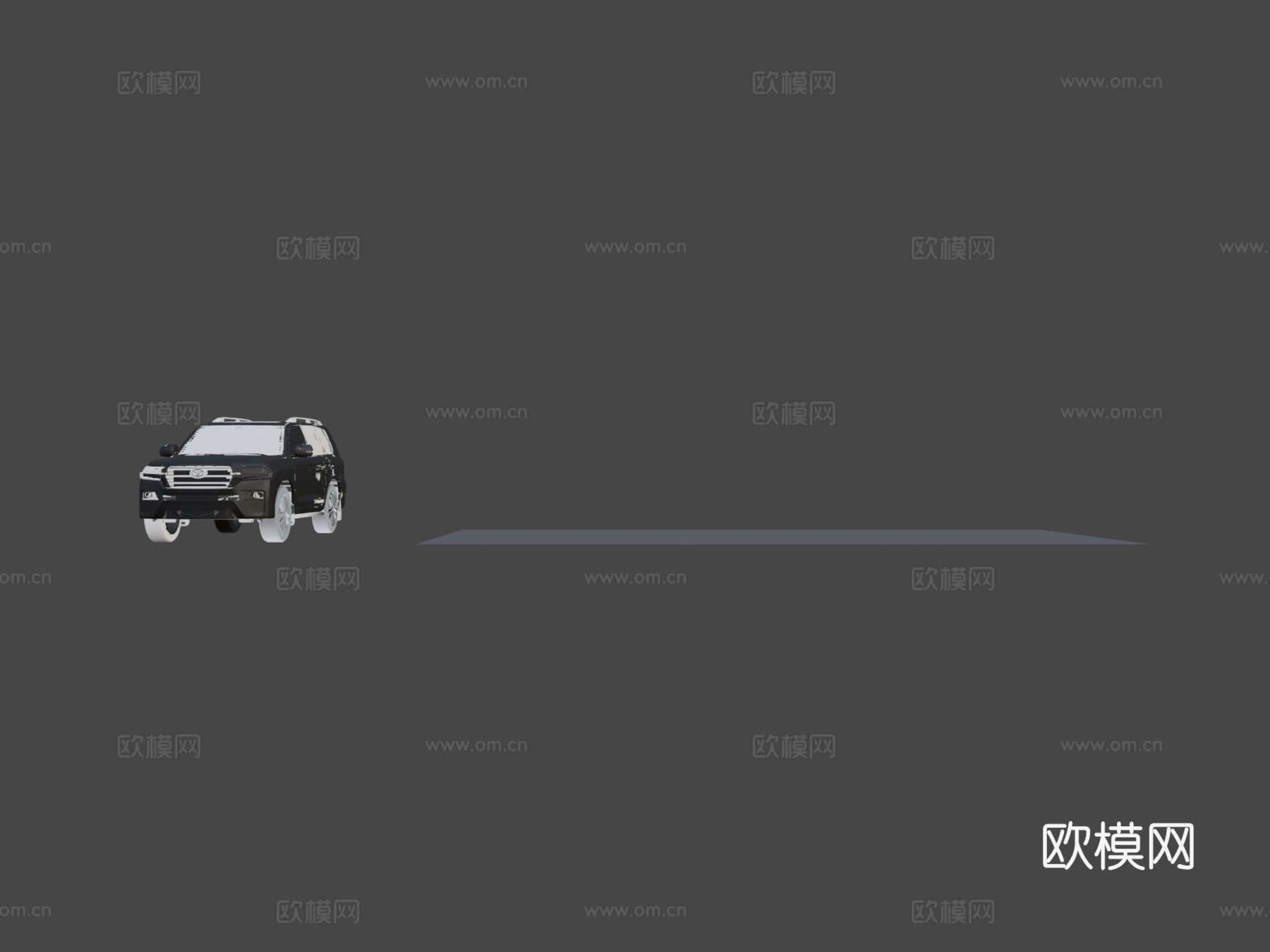 丰田陆地巡洋舰 J200 2017su模型