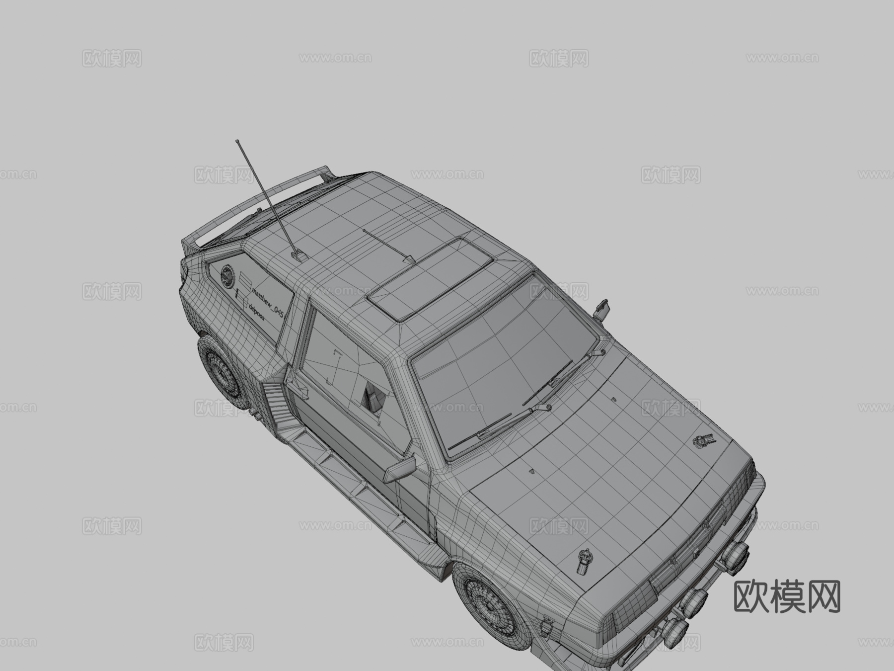 VAZ-2108拉力赛su模型