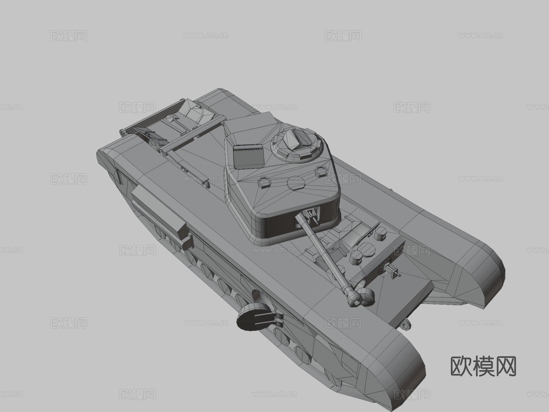 丘吉尔Mk.VII步兵坦克su模型