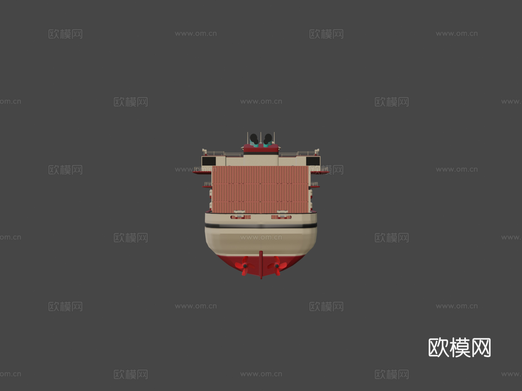 货船02su模型
