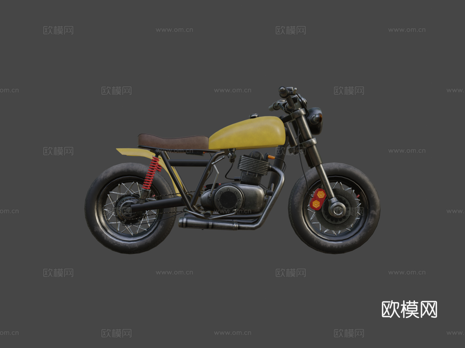 咖啡馆赛车手su模型