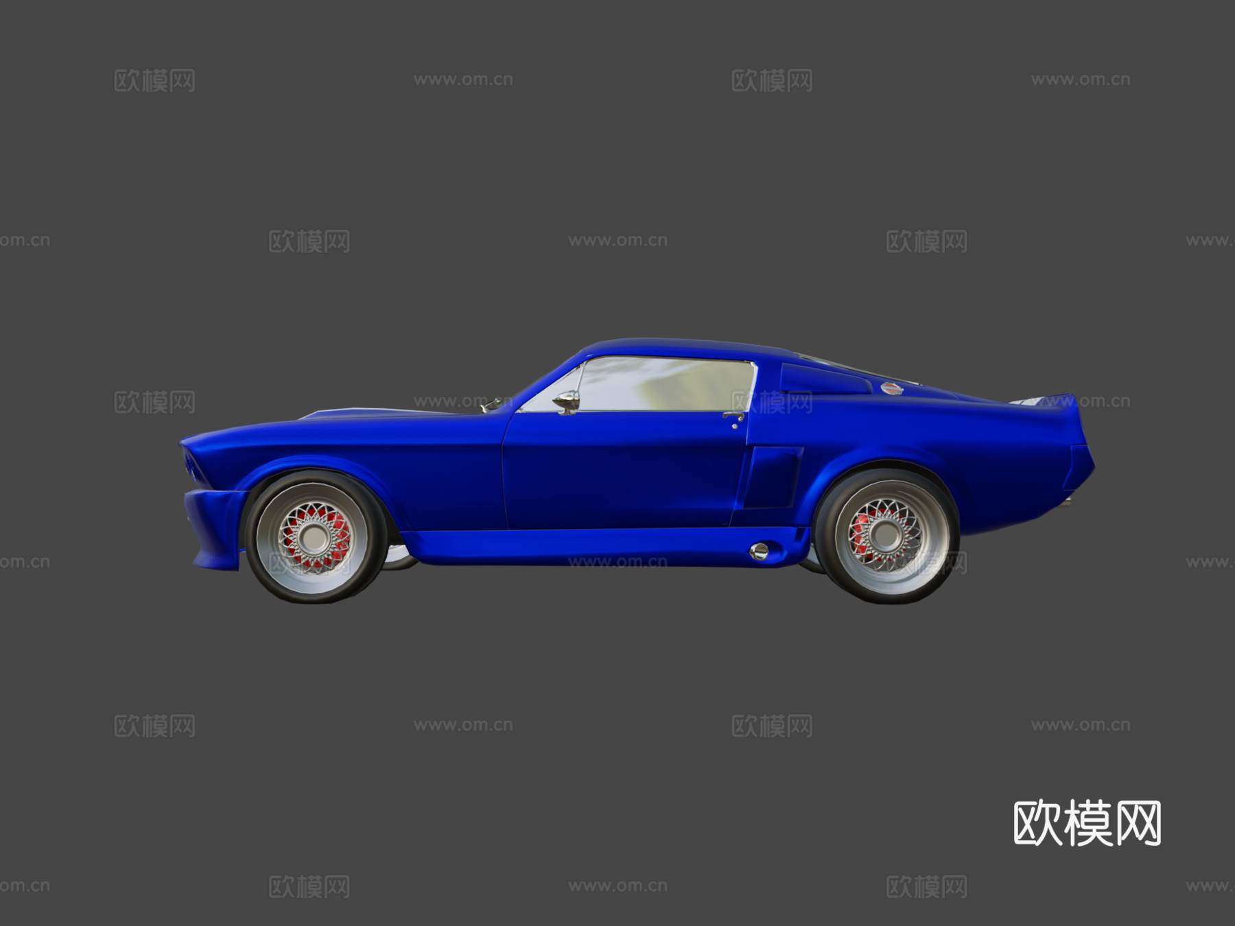 '67款野马su模型