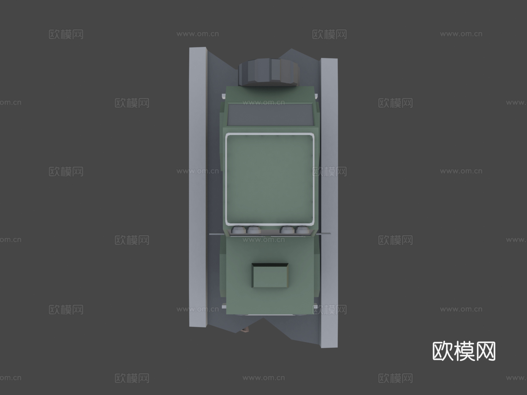 低多边形汽车su模型