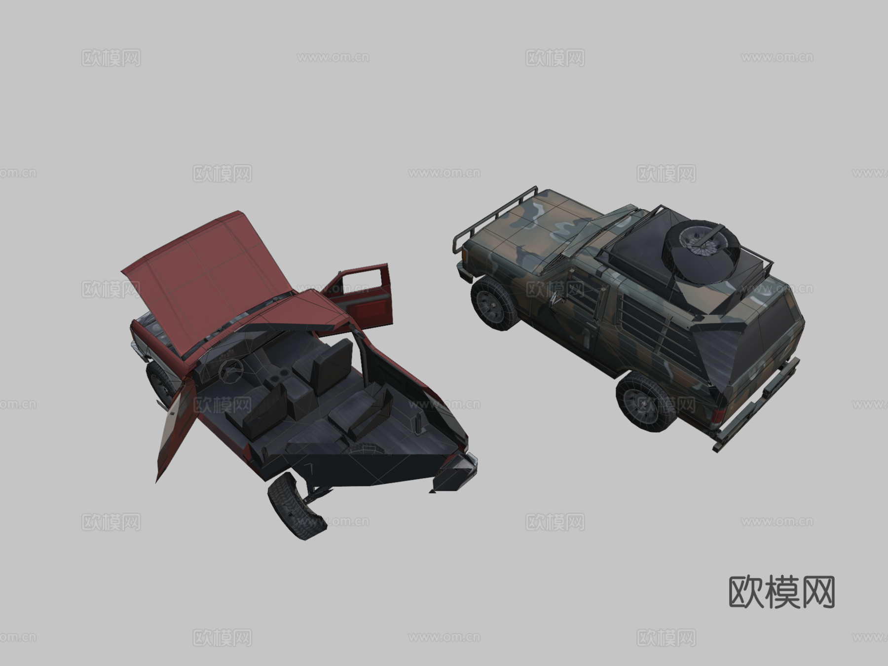 年福特野马su模型