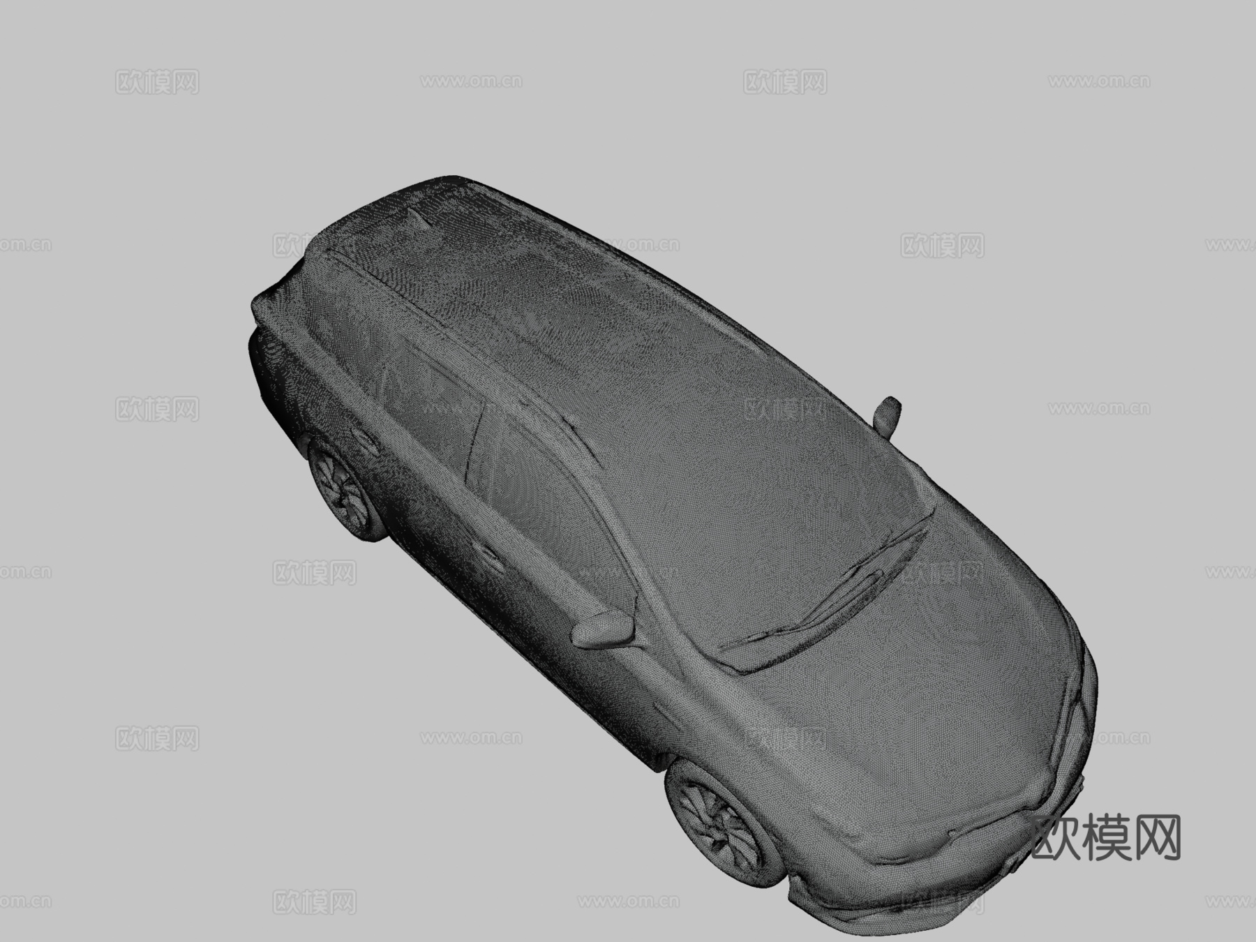 丰田Auris旅行车su模型