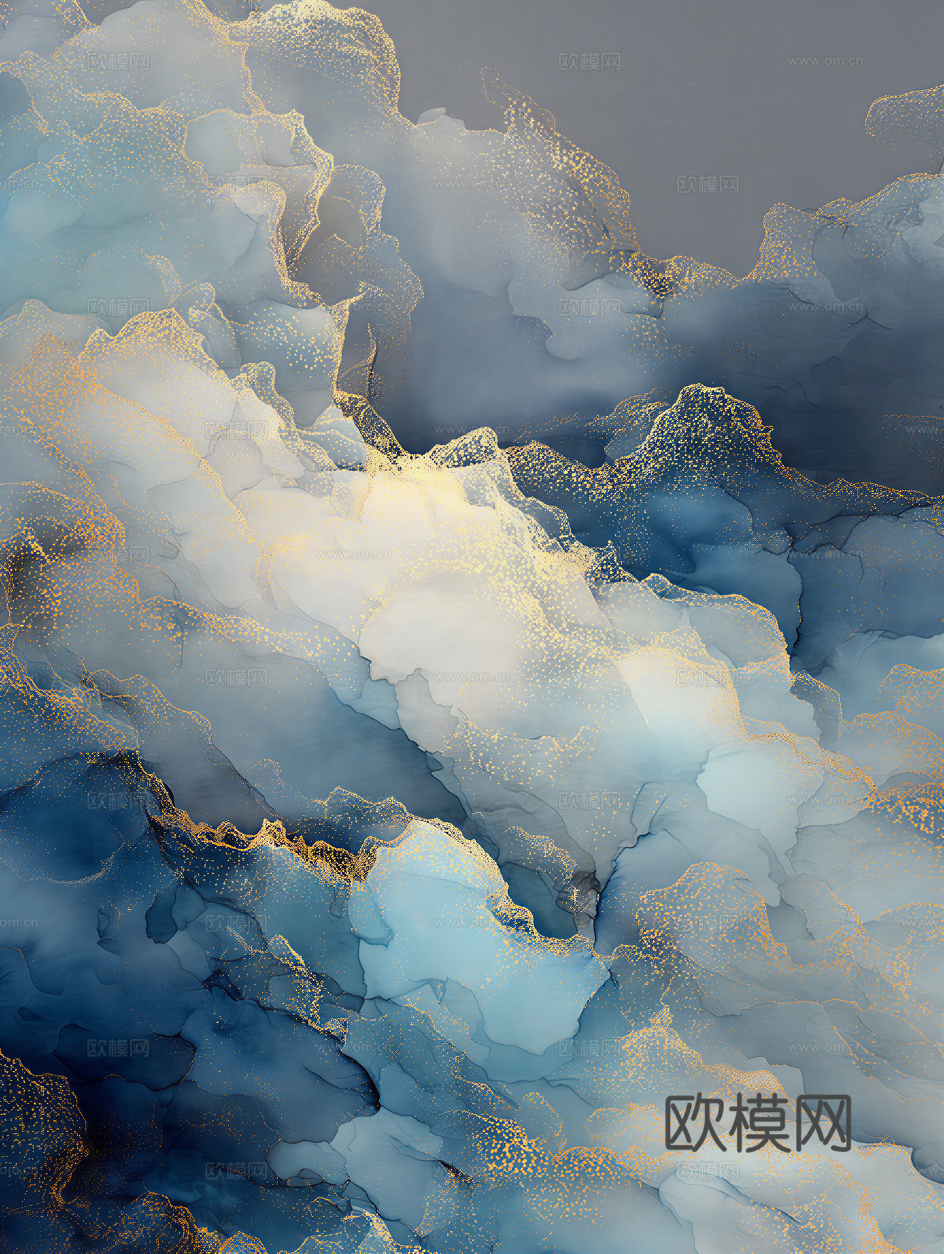 新中式抽象画纹理