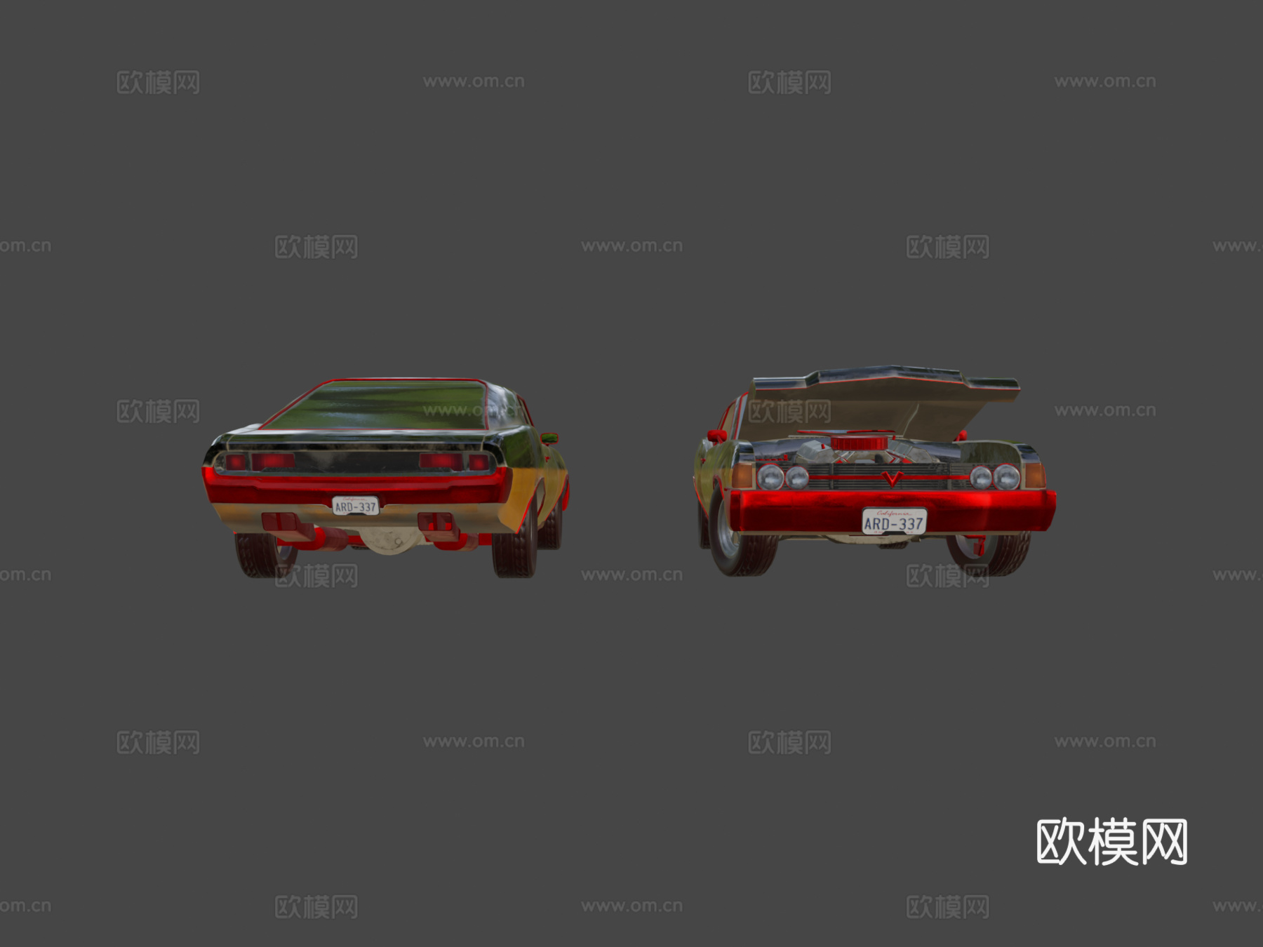 Velocirra Vortex肌肉车su模型