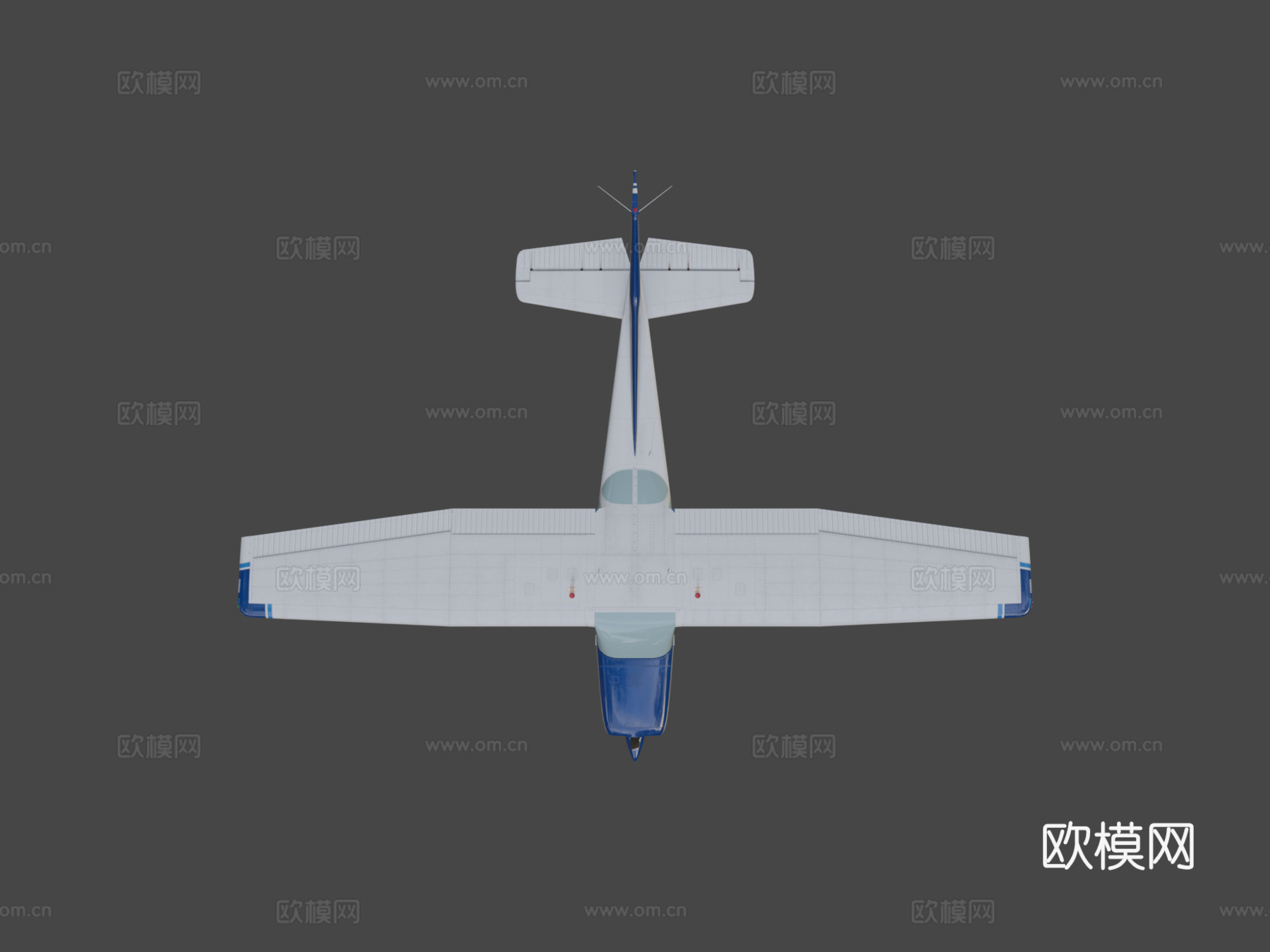塞斯纳-172飞机su模型