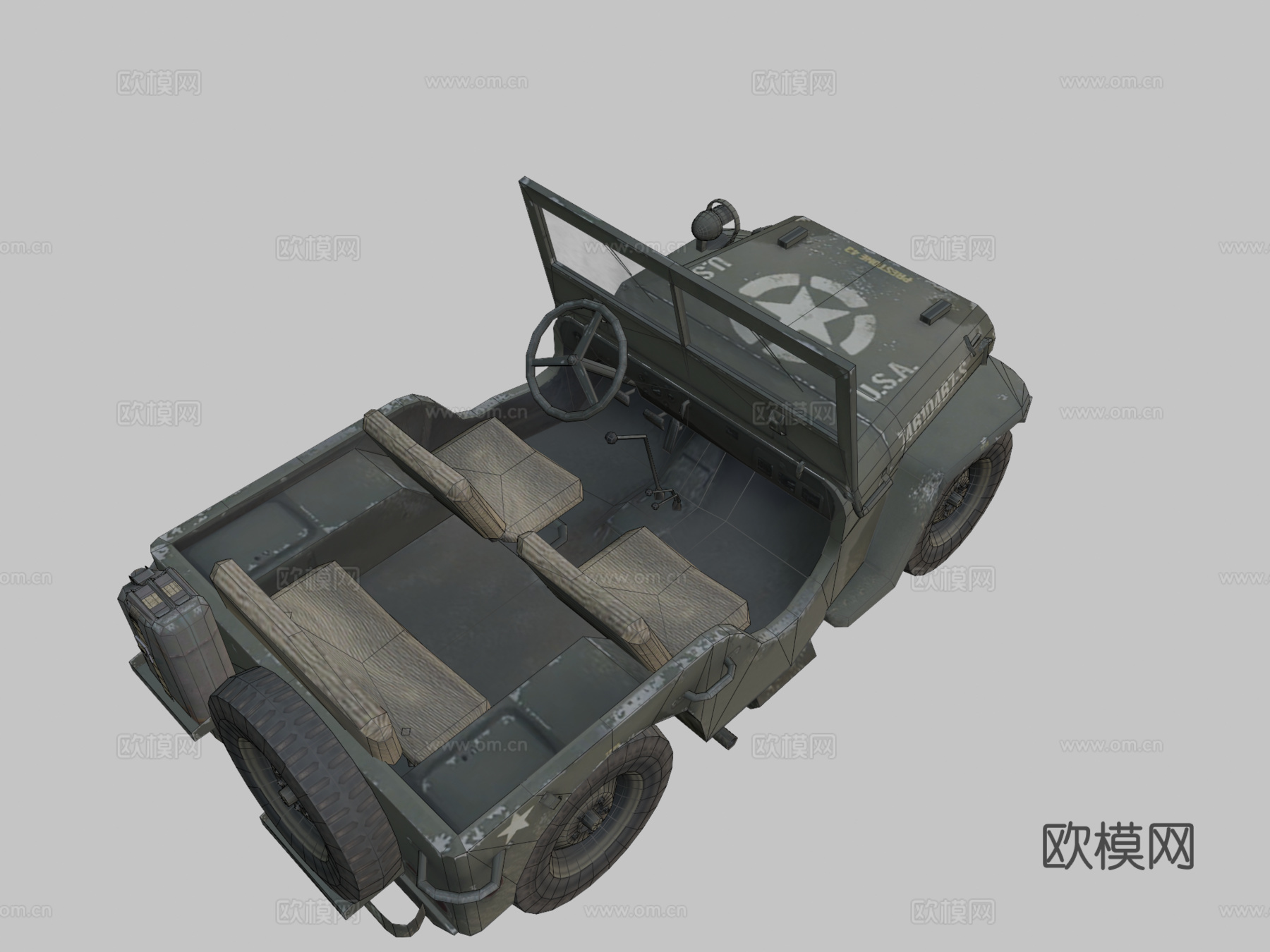 吉普威利斯1944款su模型