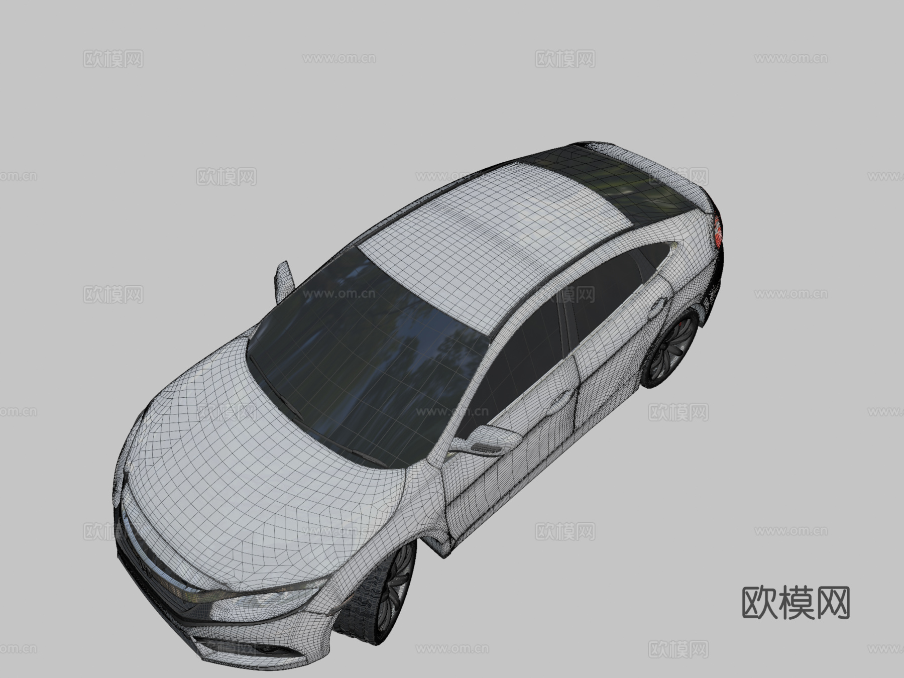 本田思域su模型