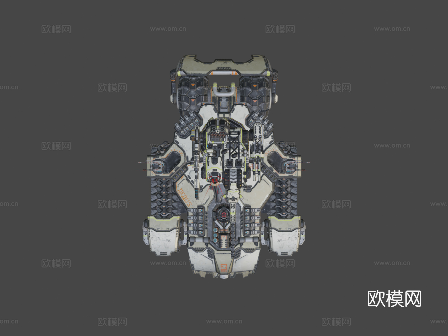 DEDUS 坦克su模型