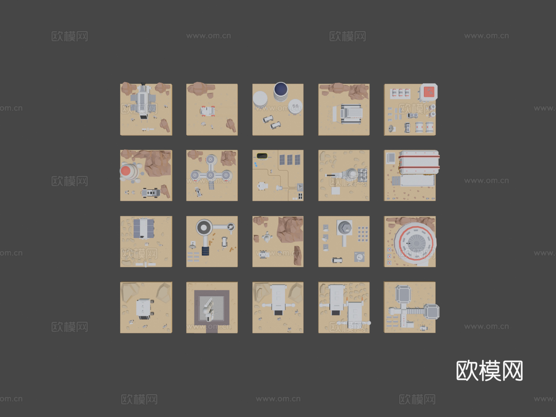 多边形太空包su模型