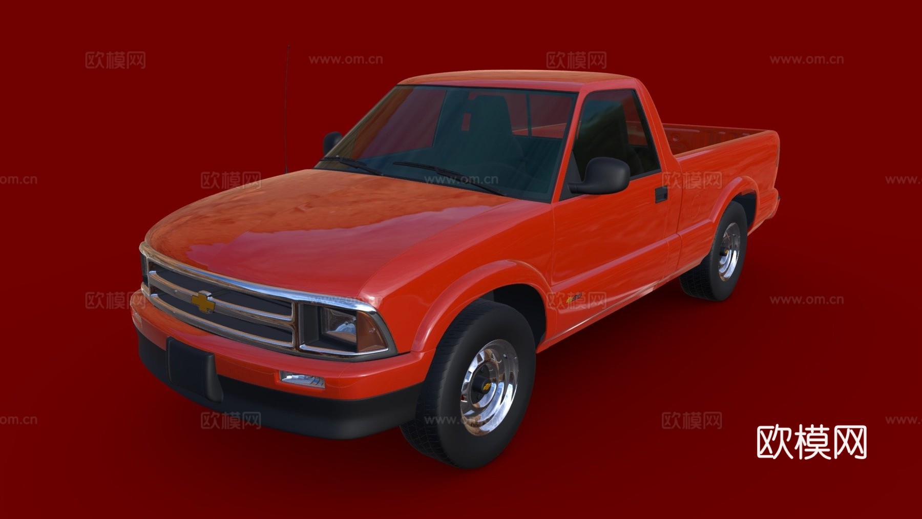 雪佛兰S10su模型
