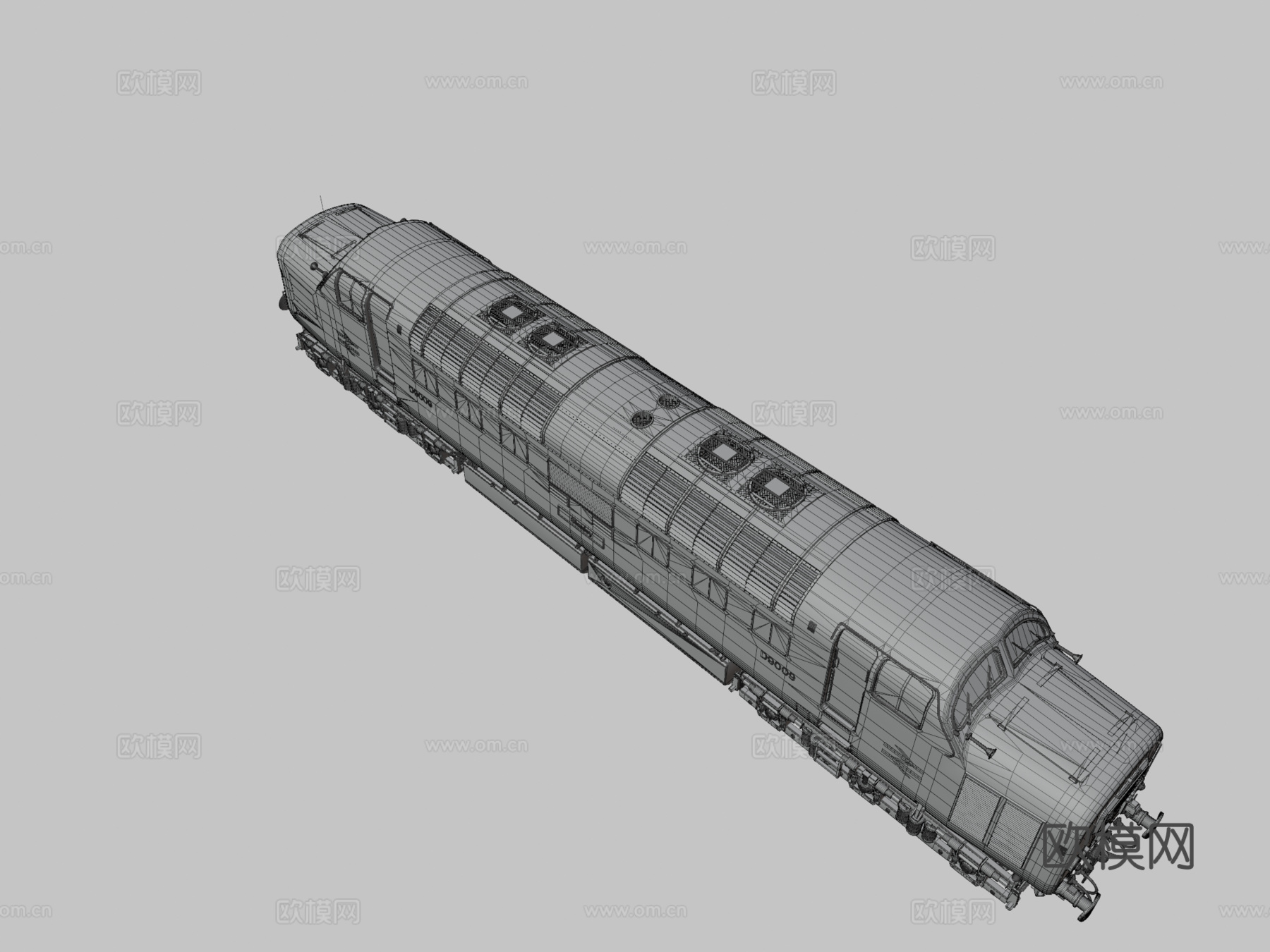 火车 - 英国铁路55级德尔蒂克su模型
