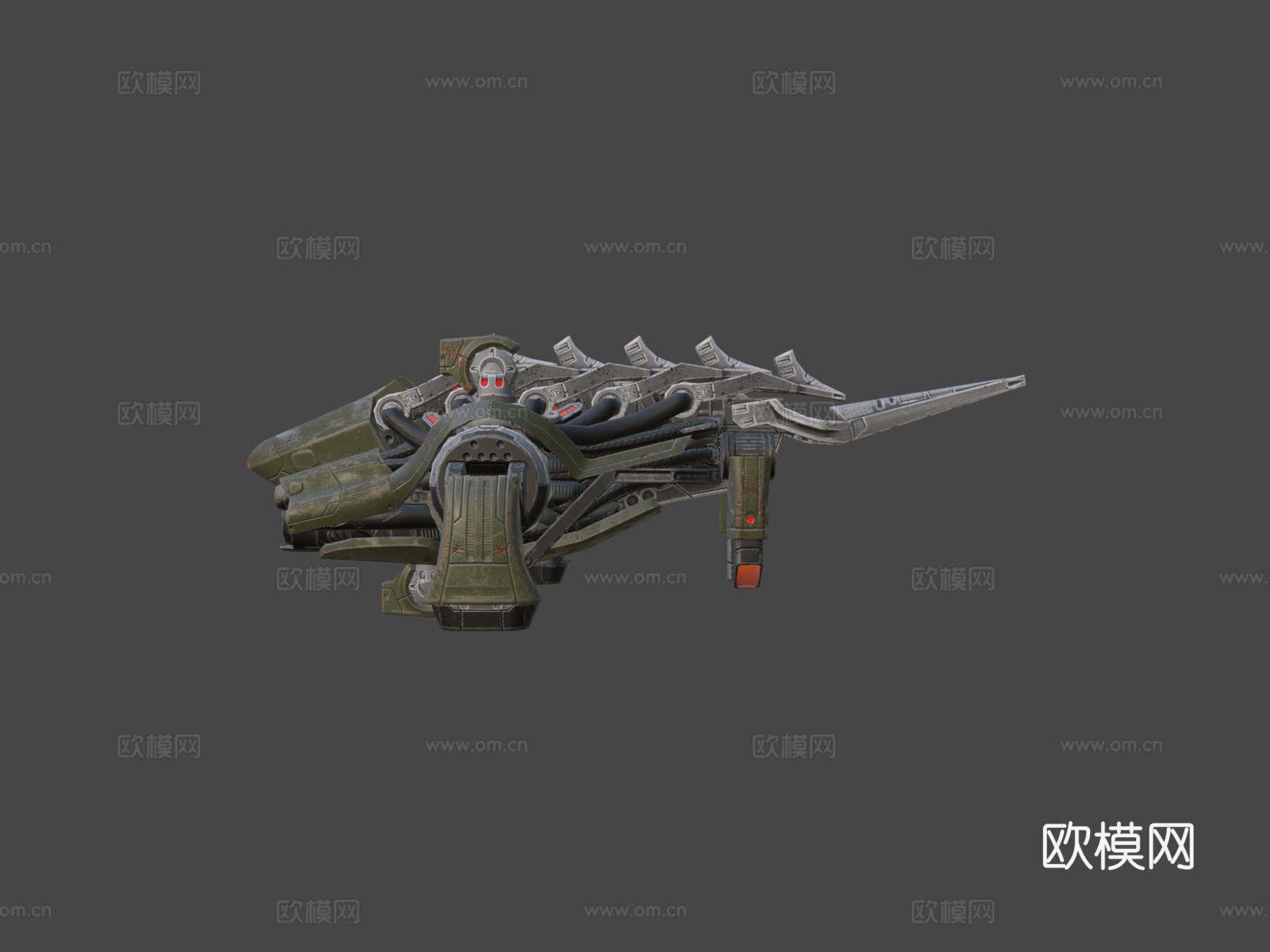 赛博无人机su模型