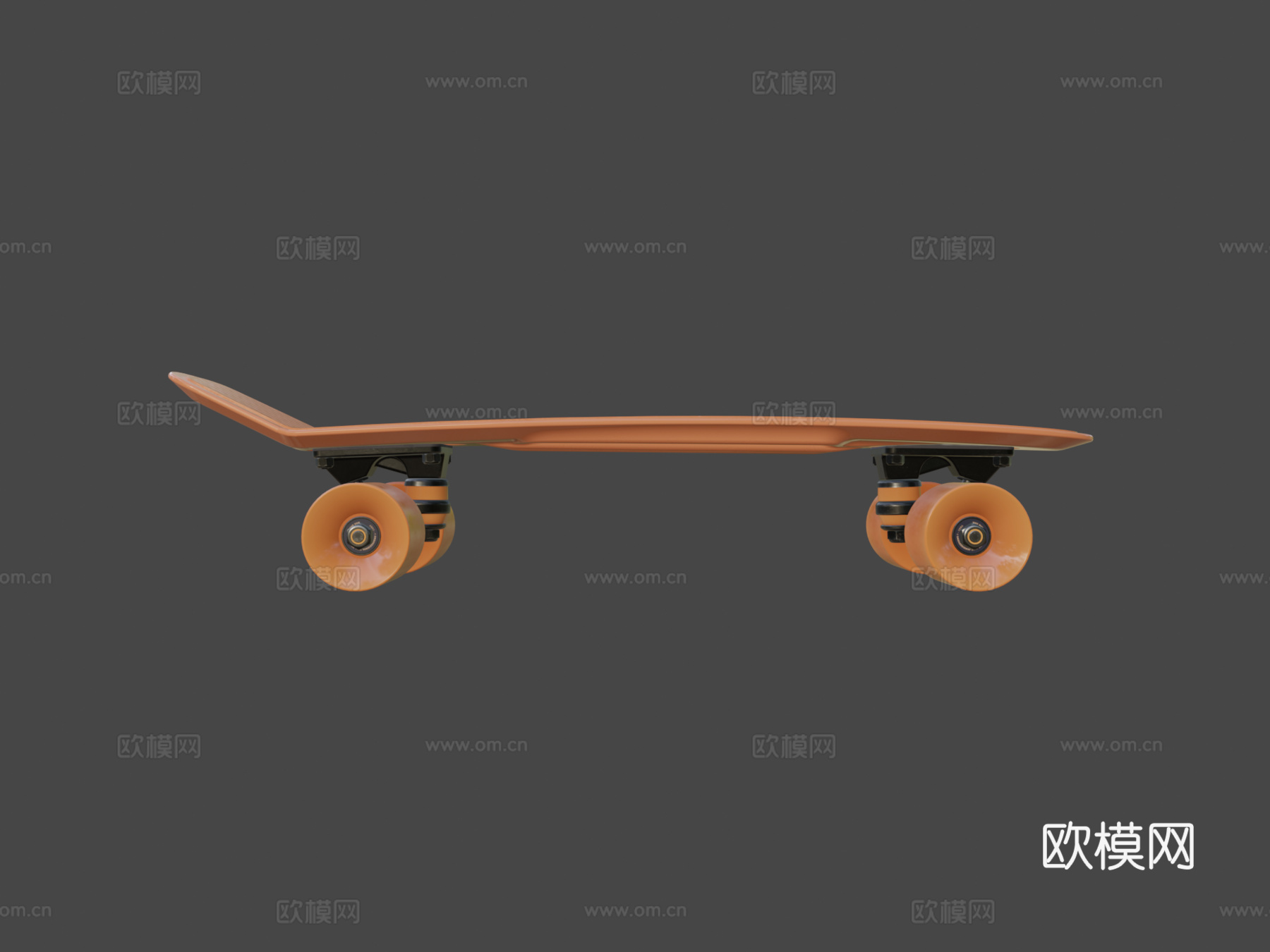 巡游滑板su模型