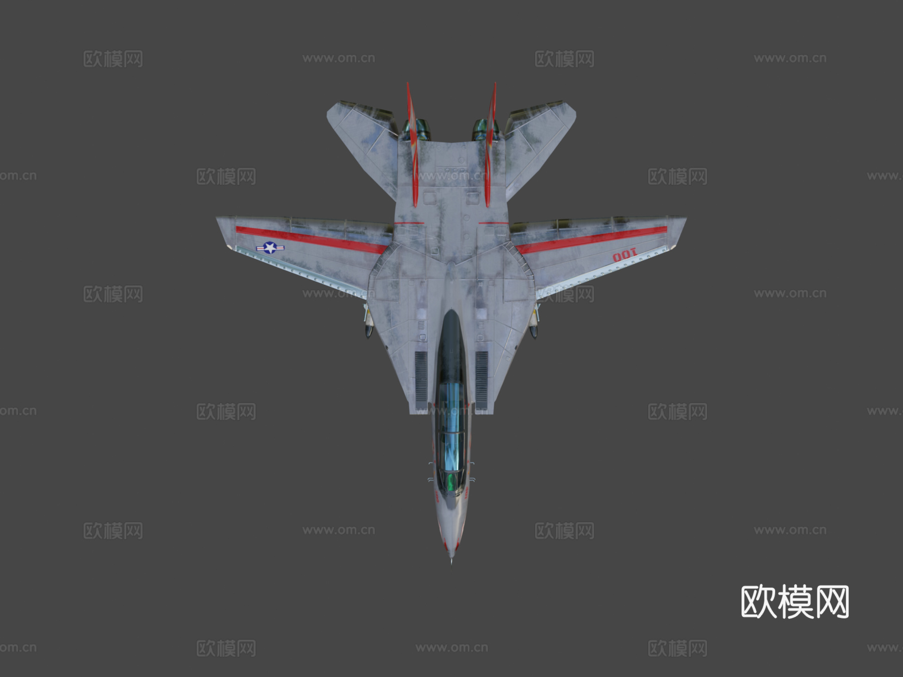 F-14雄猫战斗机su模型