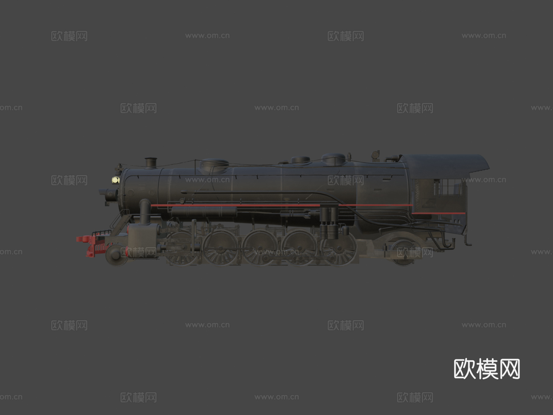 蒸汽火车su模型