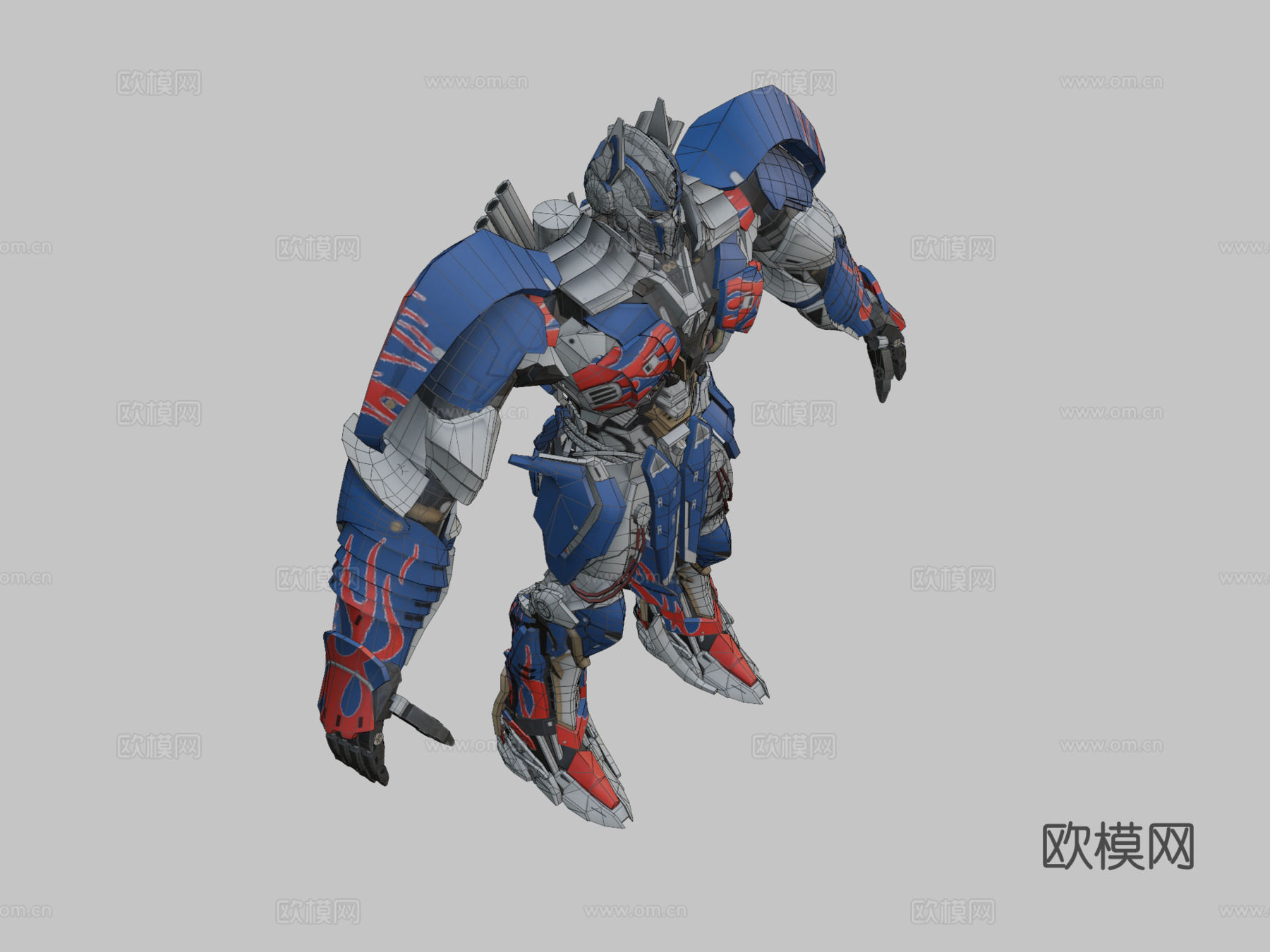 擎天柱TLK版su模型