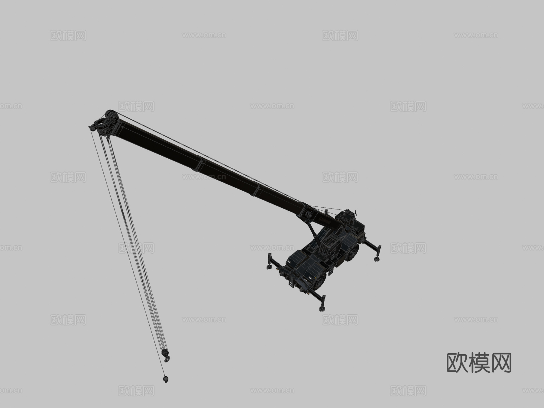 起重机su模型