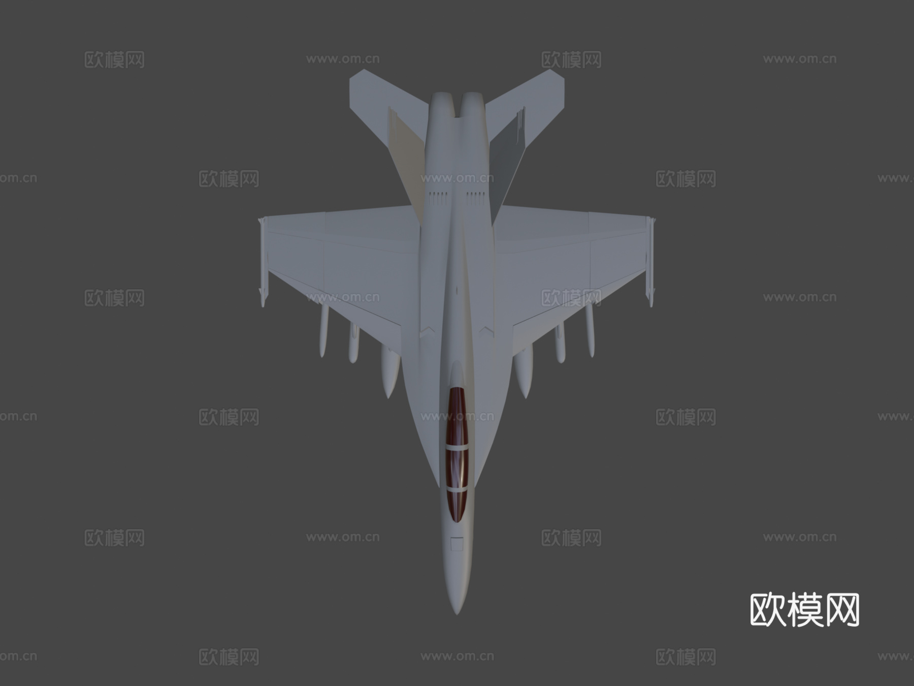 低多边形1-1 F-A-18F超级大黄蜂su模型