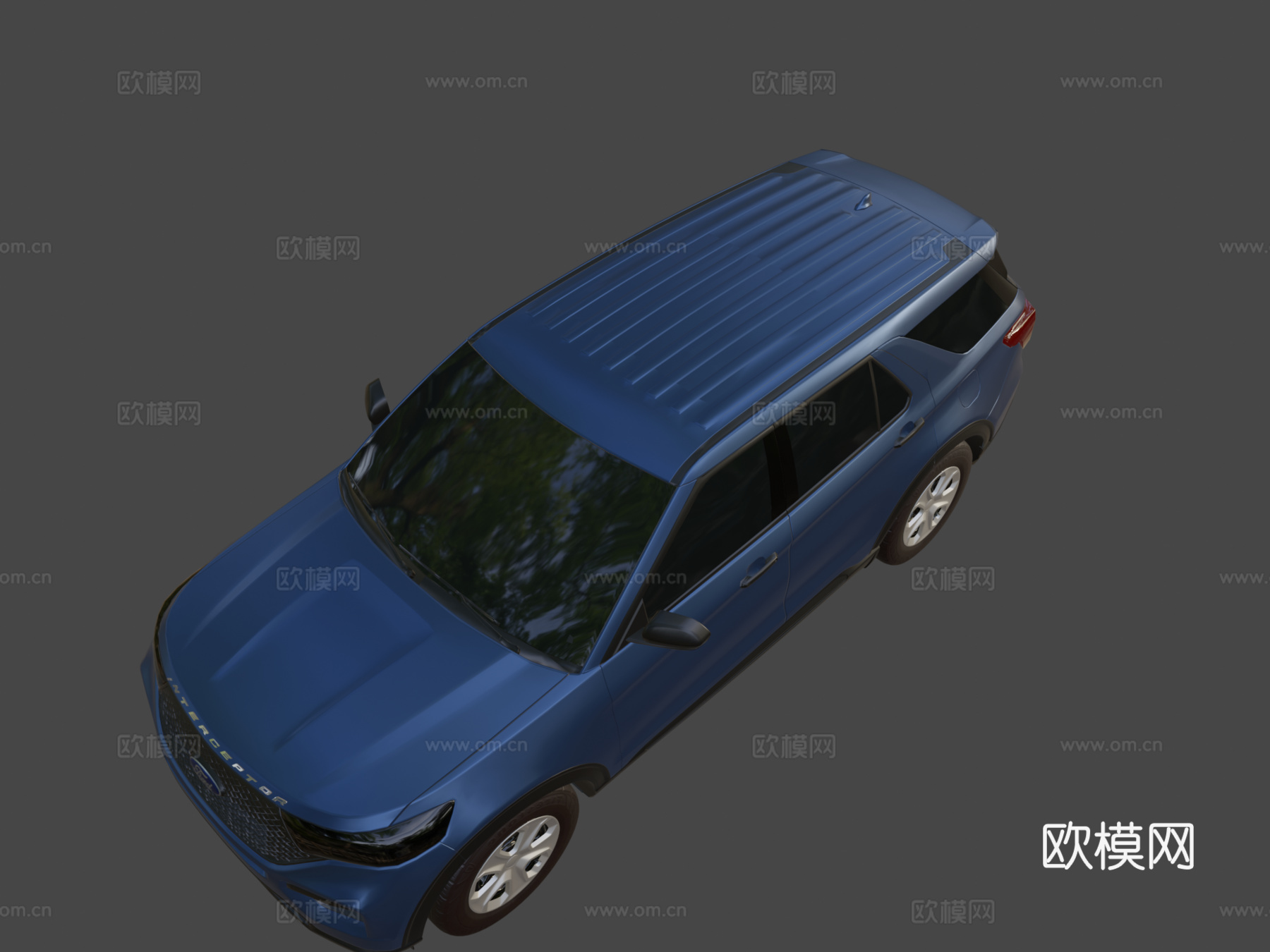 无标识福特探险者su模型