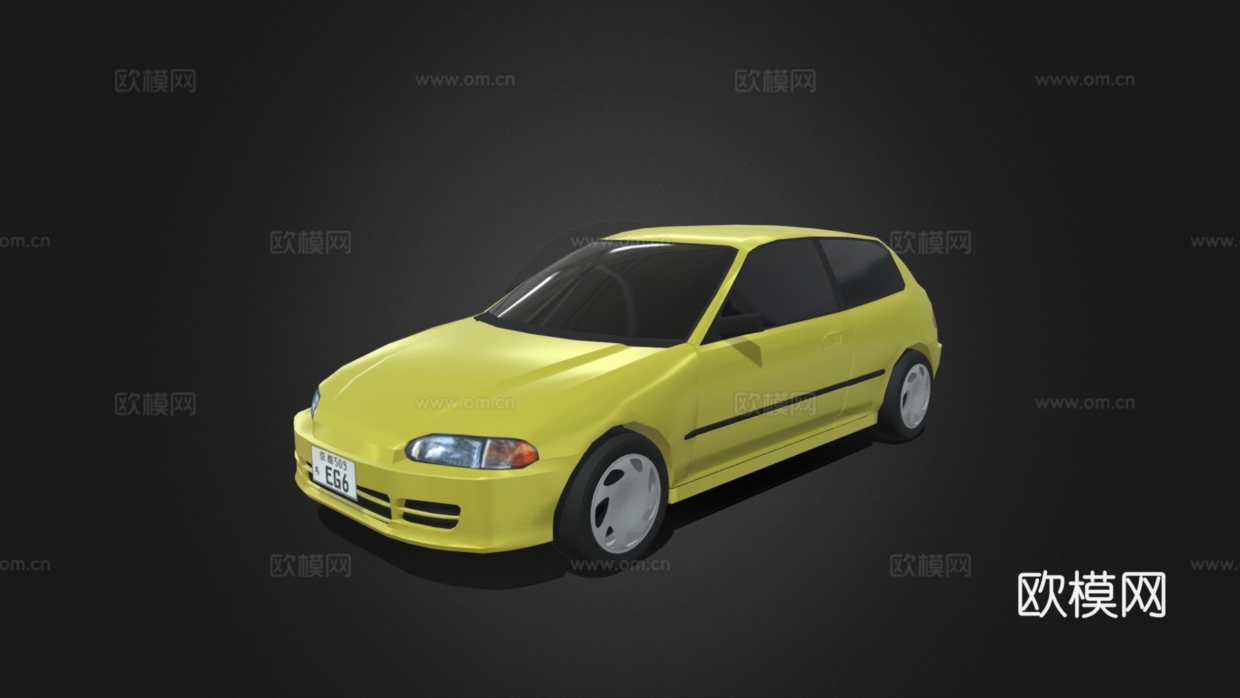 本田思域EG6su模型