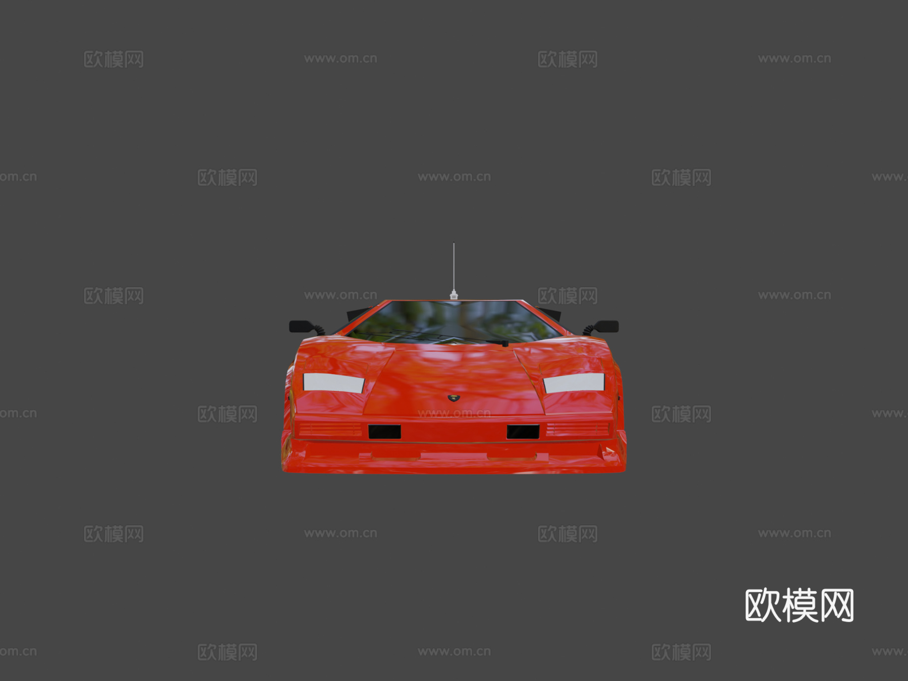 款兰博基尼Countachsu模型