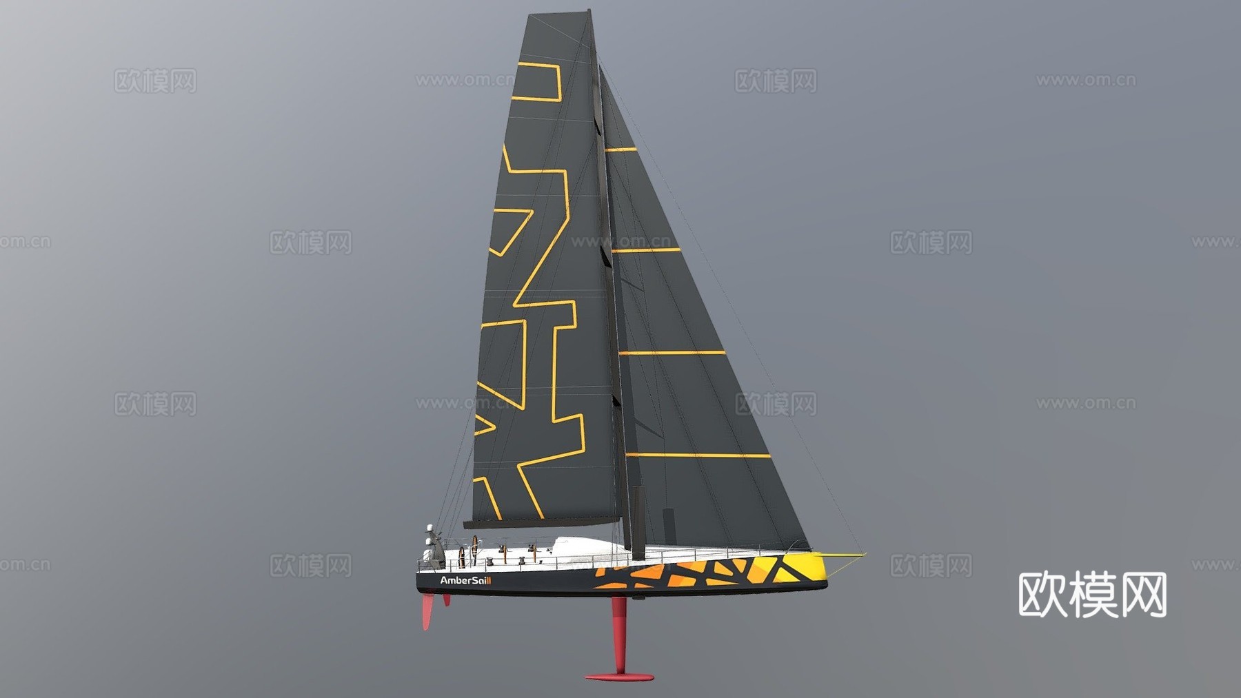 沃尔沃海洋65，Ambersail-Il LTU 001su模型