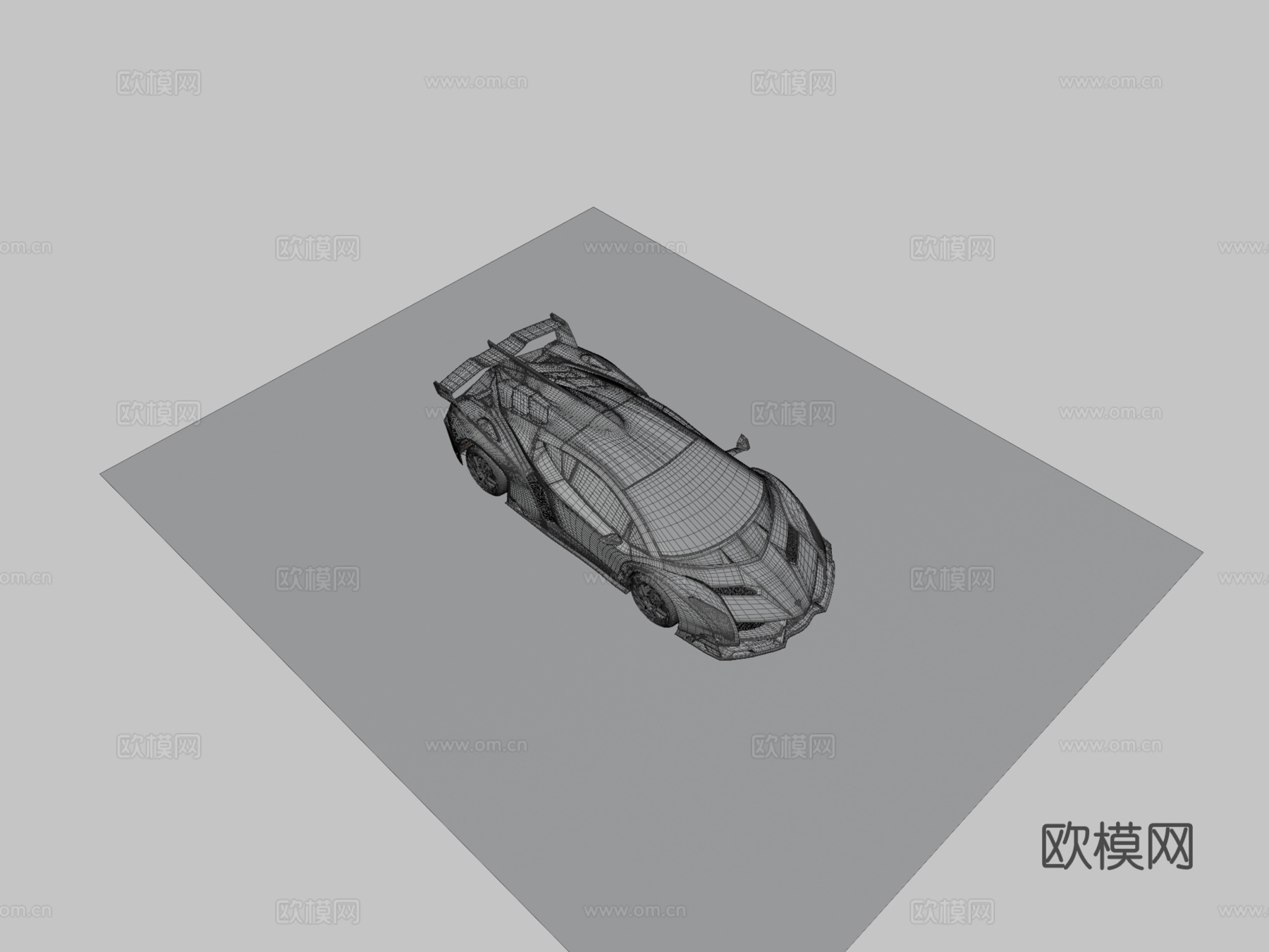 兰博基尼 Veneno 2013 3D 模型su模型