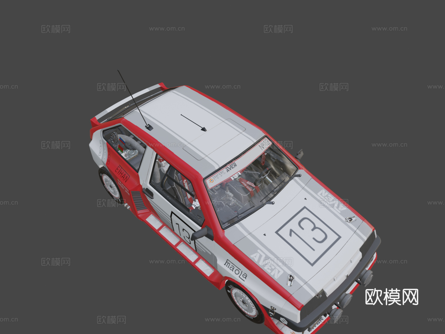 VAZ-2108拉力赛su模型