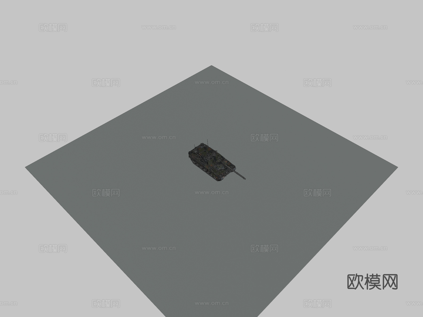 豹式2A6型德国主战坦克su模型