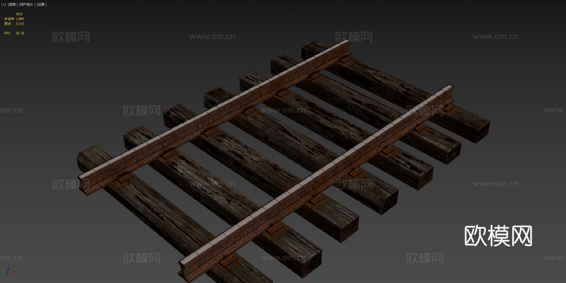 模块化铁路区段第一部分[衍生品]su模型su模型