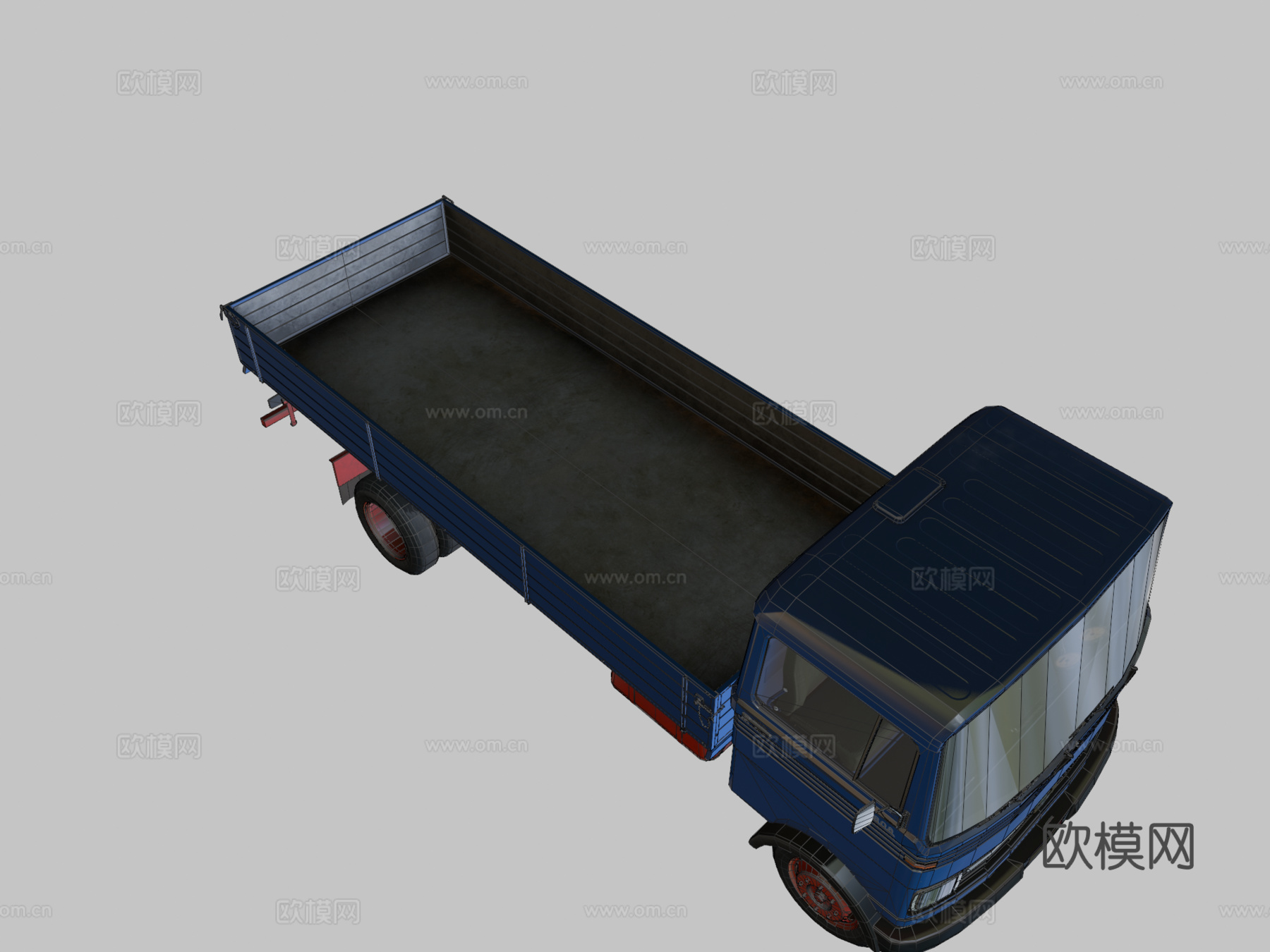 自卸卡车梅赛德斯-奔驰LP 608su模型