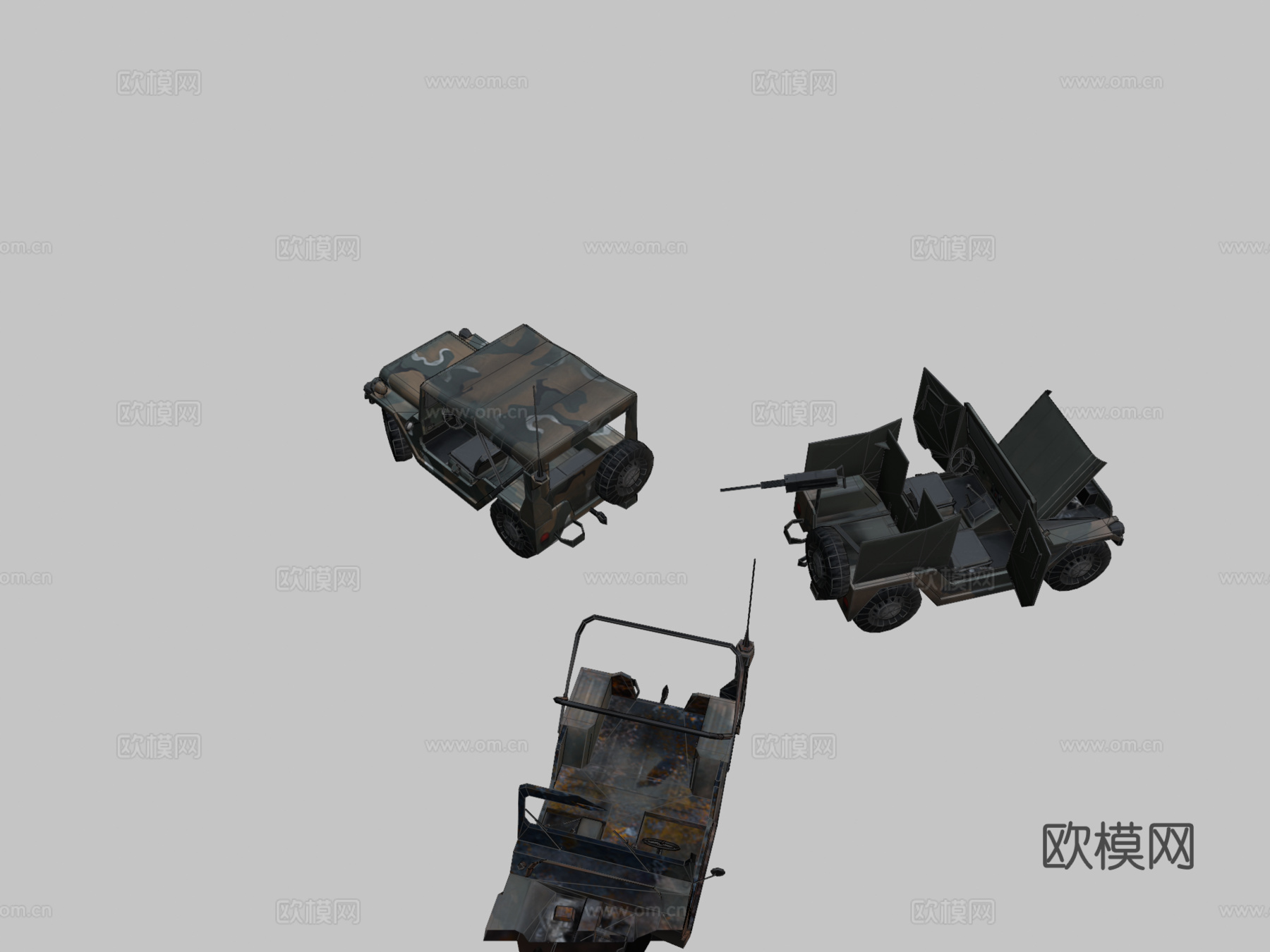 '74 AM通用M151A2 MUTTsu模型