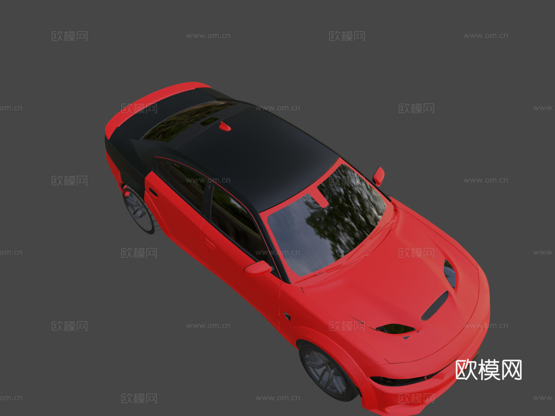 款道奇挑战者SRT地狱猫su模型