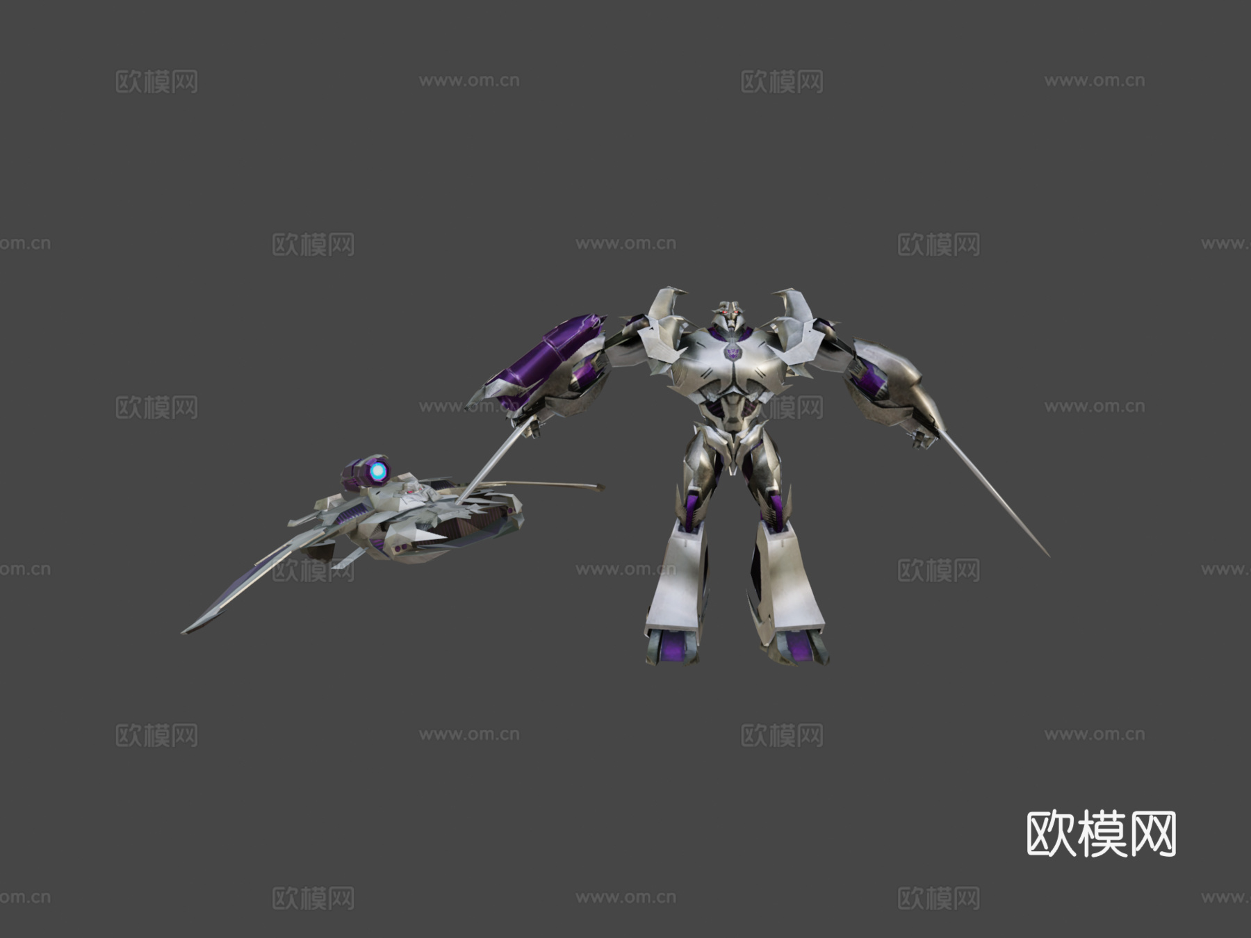 威震天 - 变形金刚领袖之证su模型