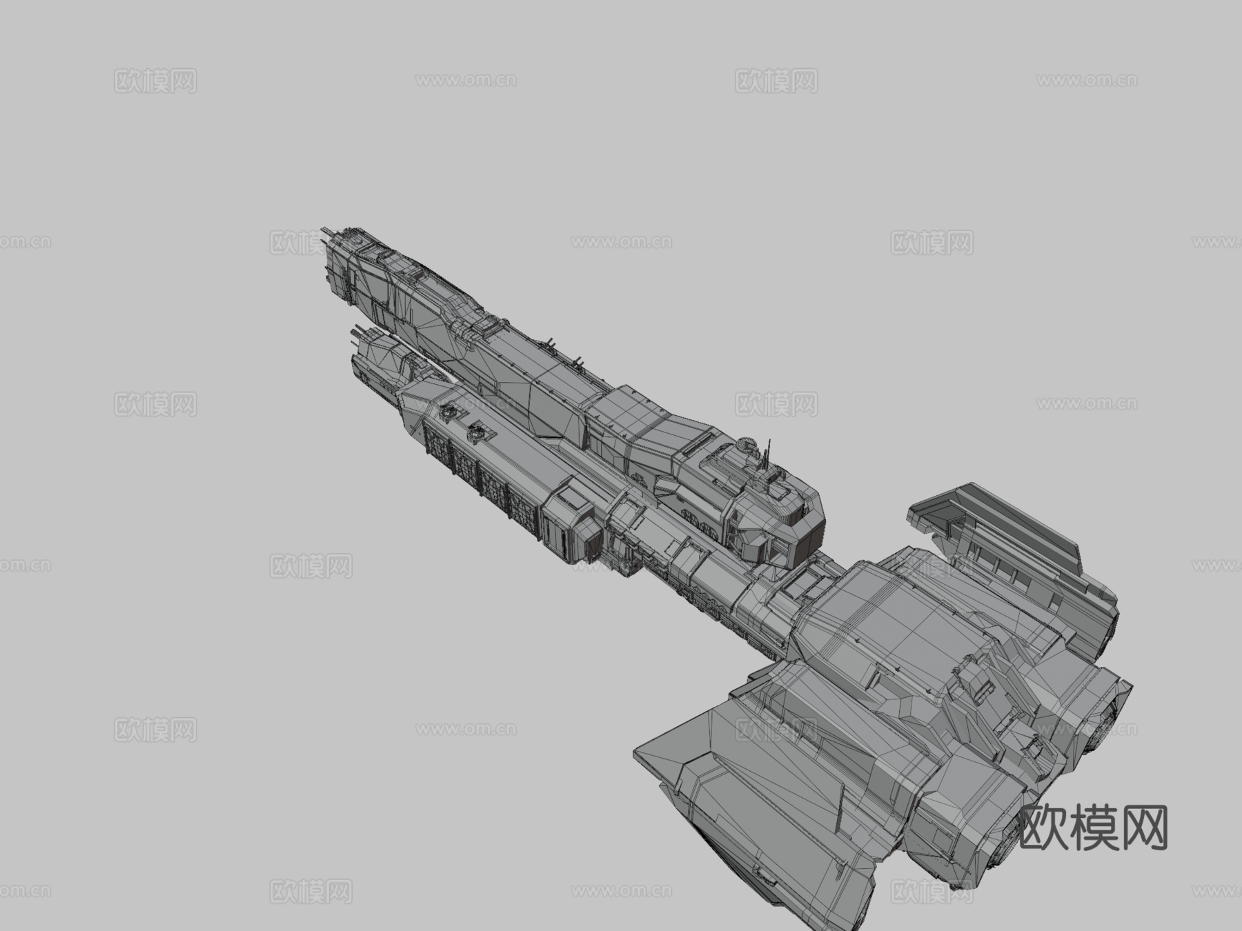 光环 - UNSC 巴拿马 - 穆尔桑级su模型