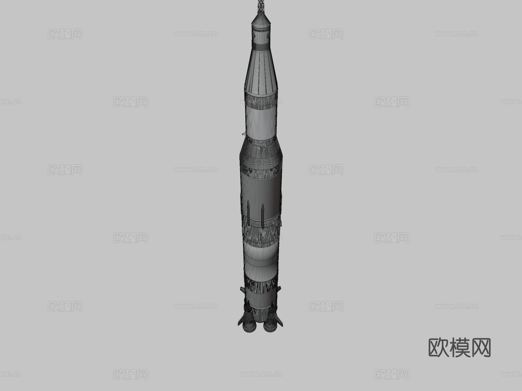 阿波罗11号土星5号火箭su模型